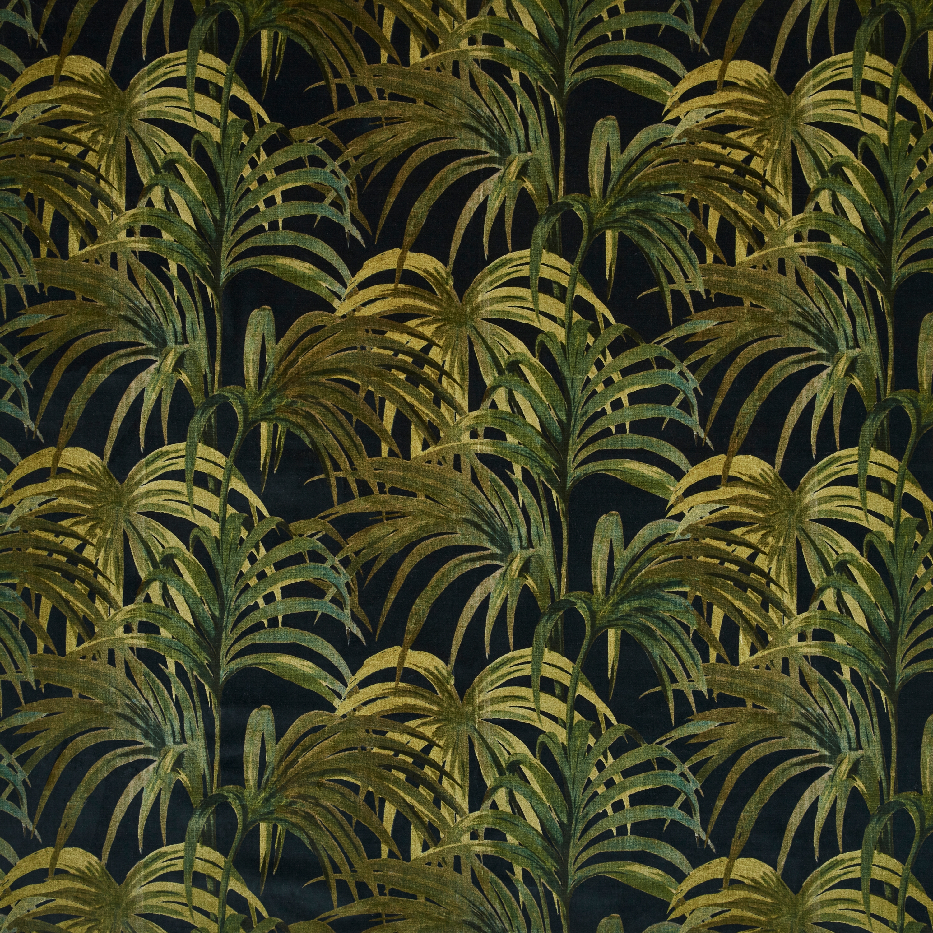 PALMERAL Velvet - Midnight & Green