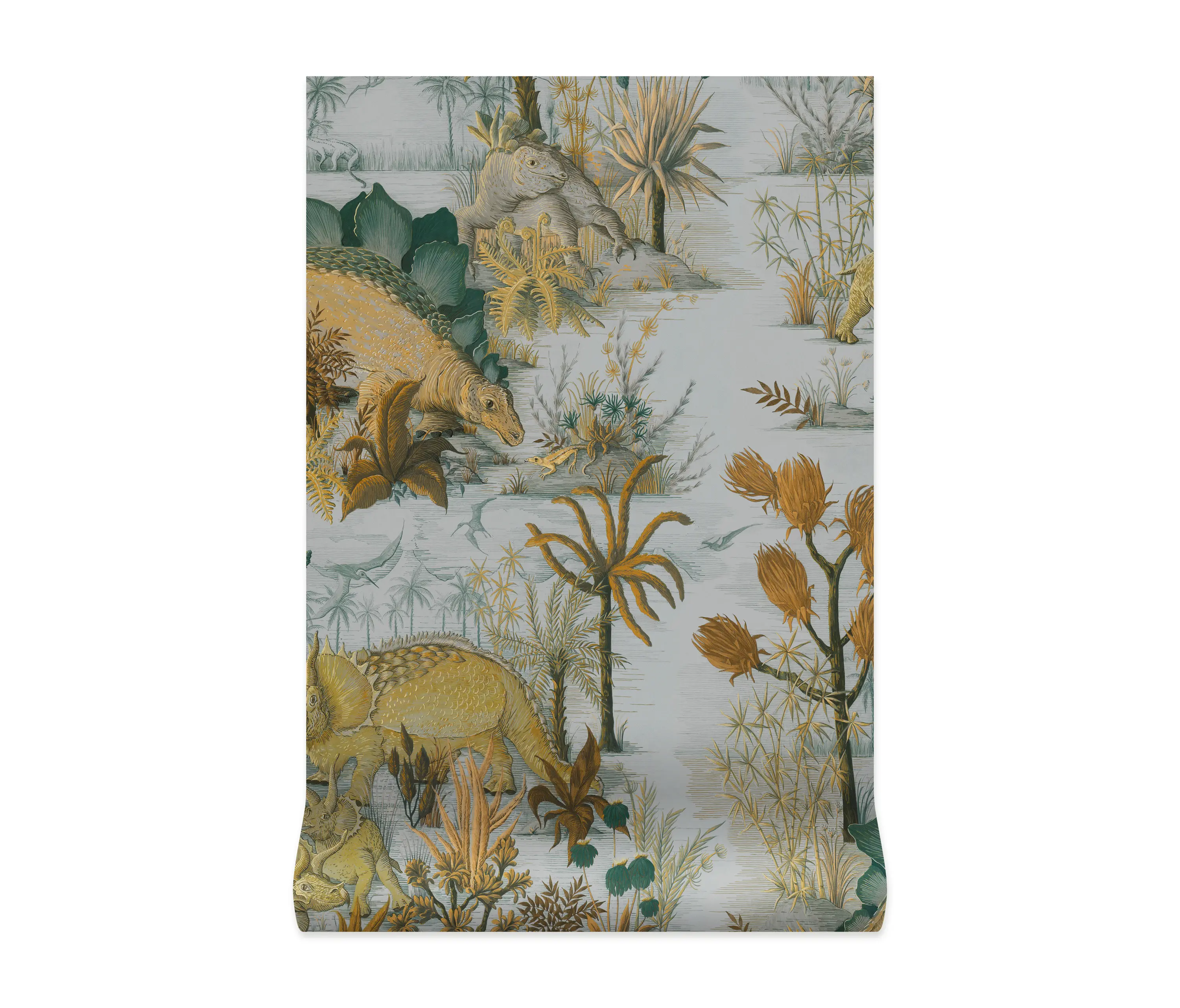 House of Hackney - DINOSAURIA Wallpaper - Dusk