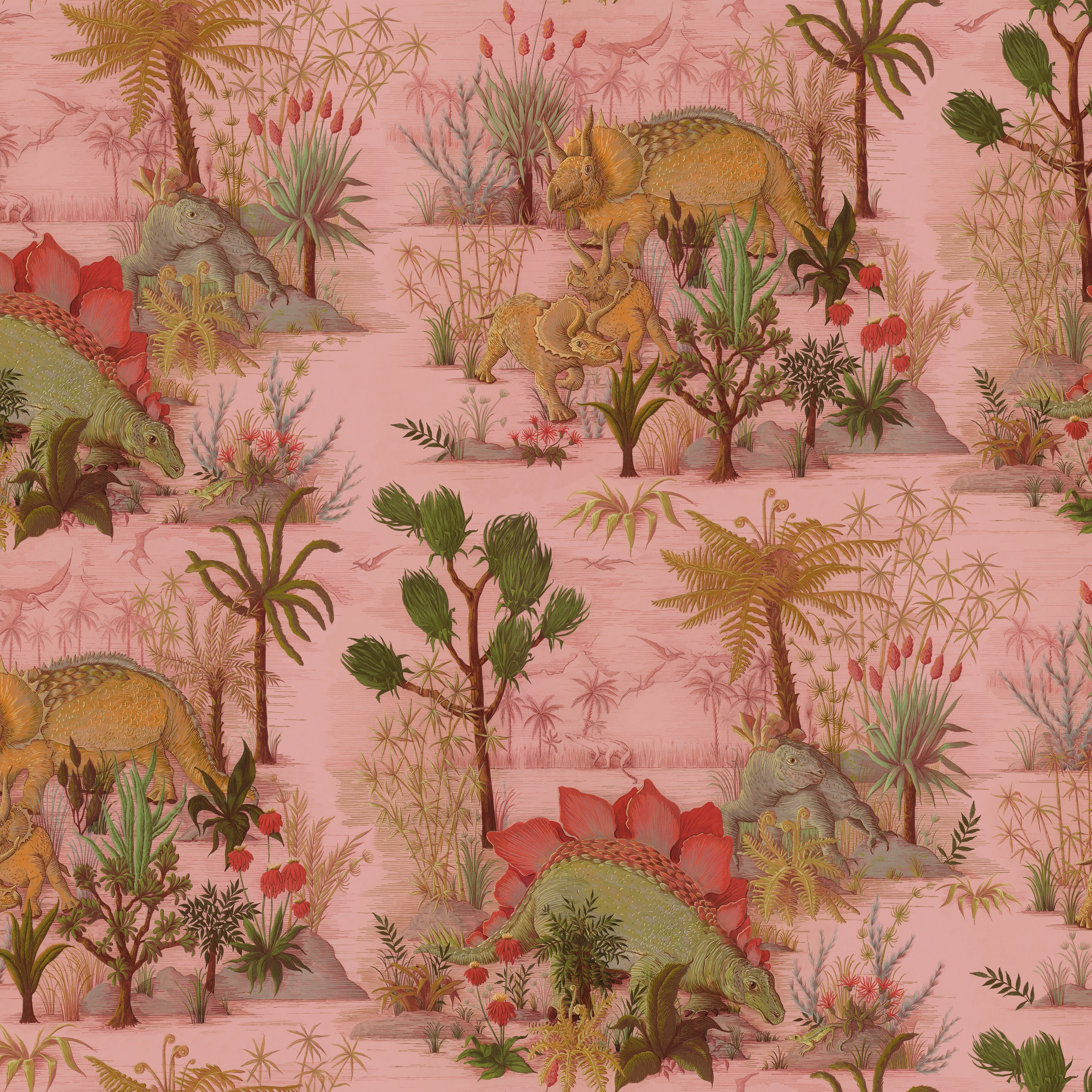 DINOSAURIA Wallpaper - Plaster