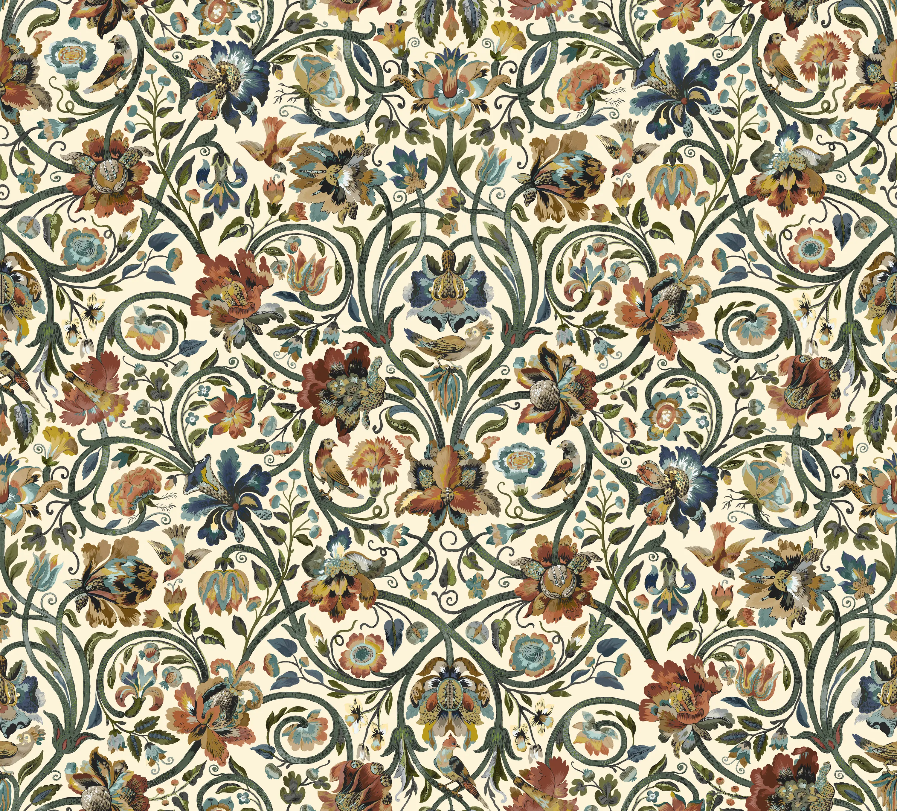 House of Hackney - GAIA Wallpaper - Ecru