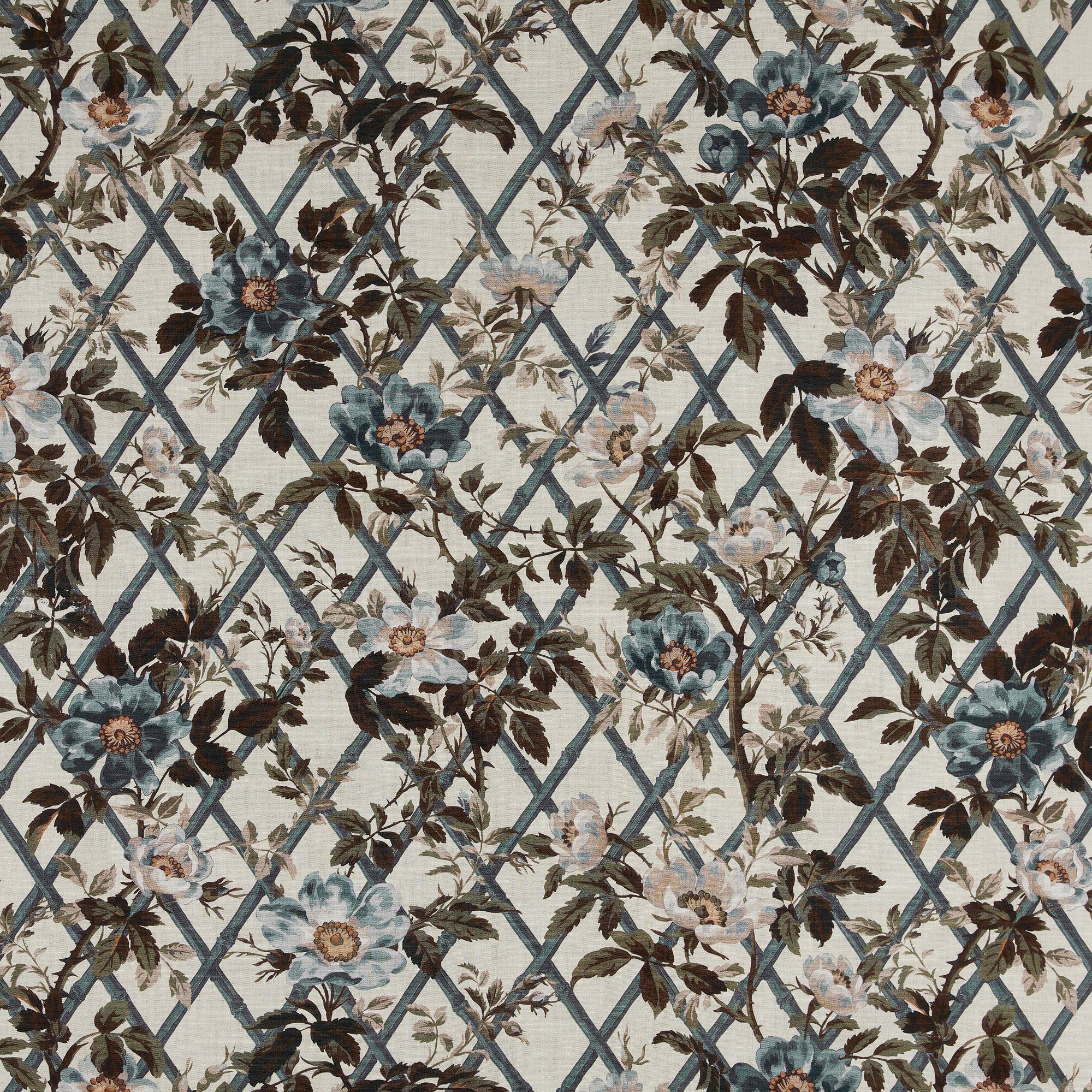 Mostra il prodotto BRYHER ROSE Cotton Linen - Lapis Blue del produttore House of Hackney