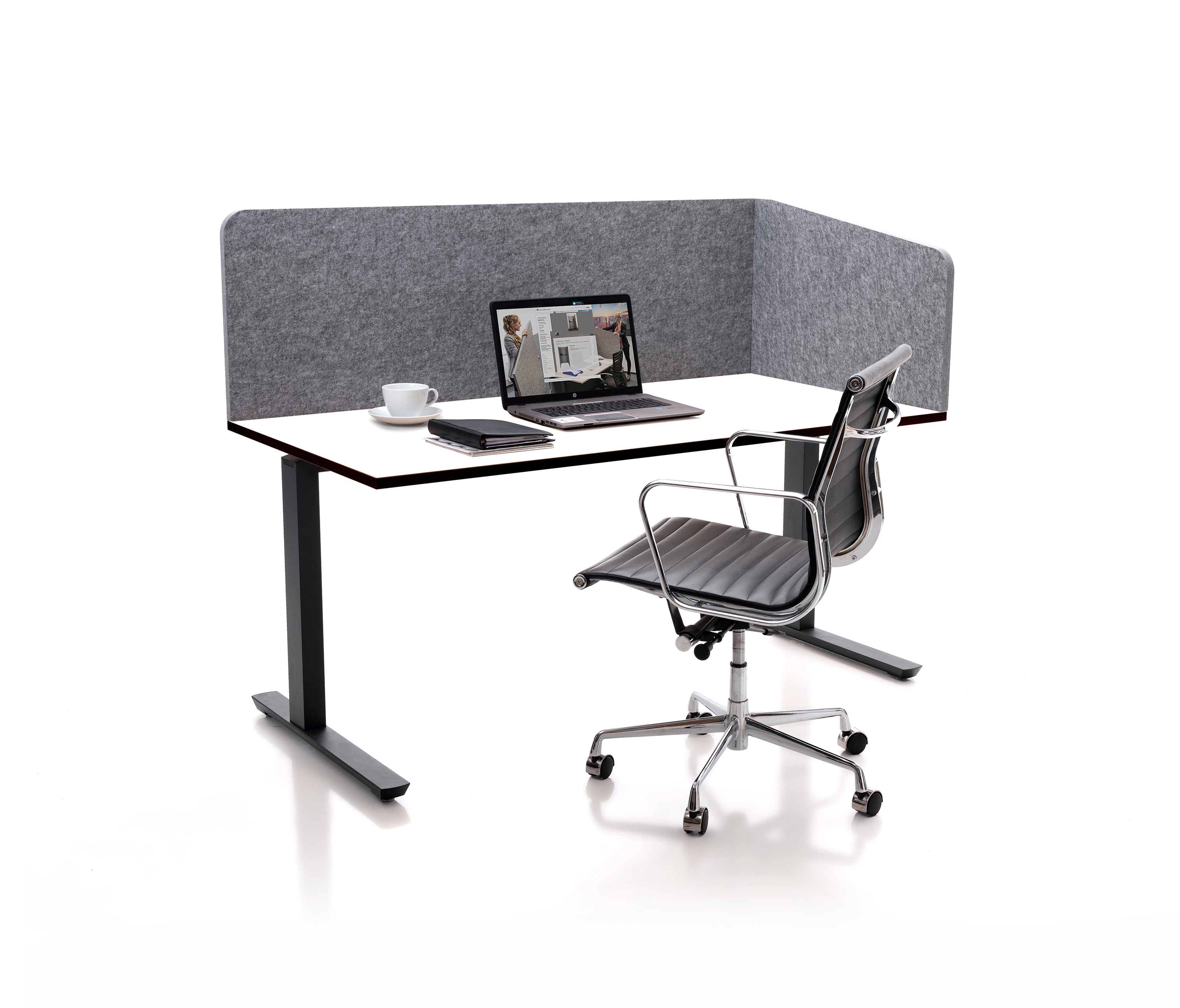 Display product ATG silent.desk - one-sided connector from manufacturer silent.office.wall