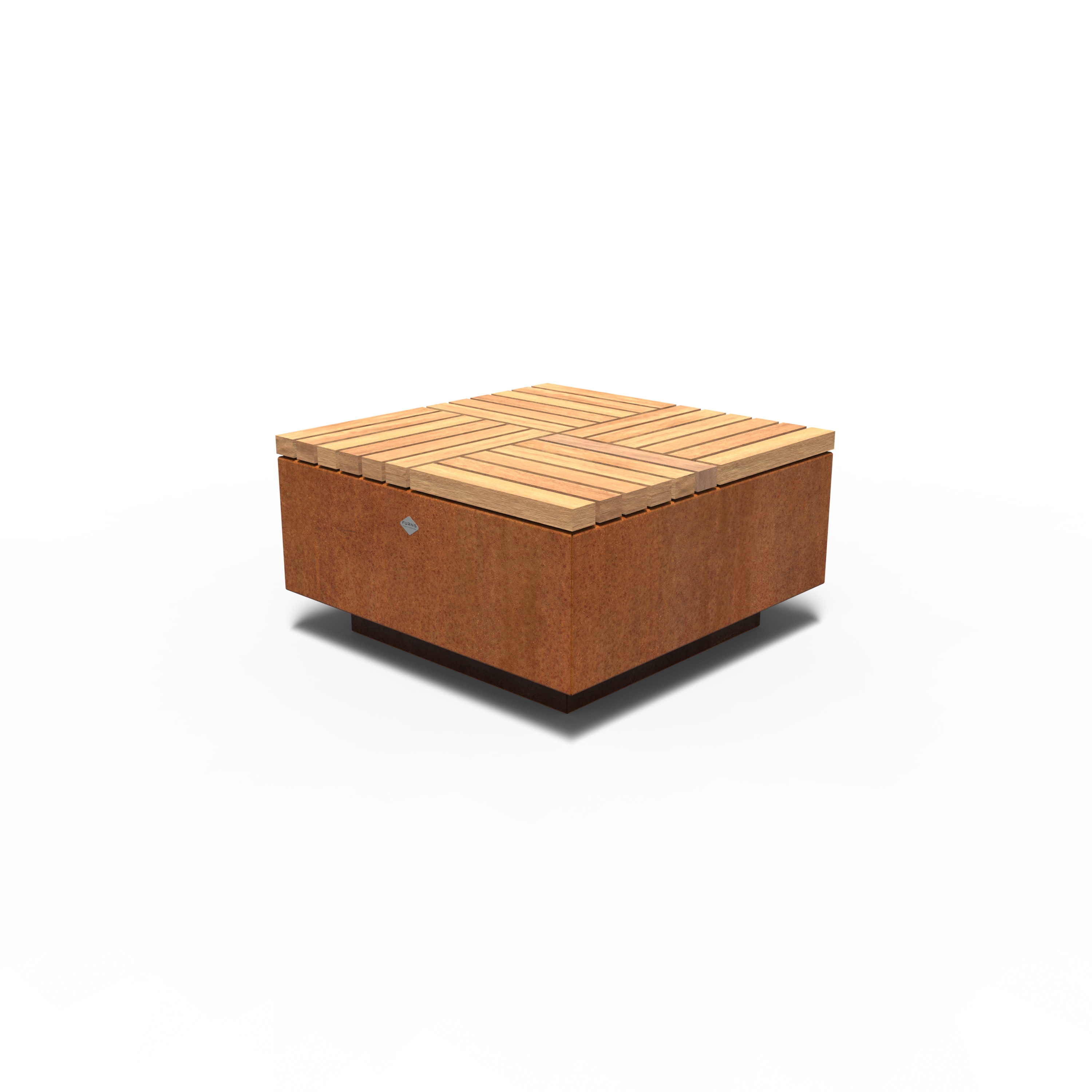 HOCKER 1140 Viereckig