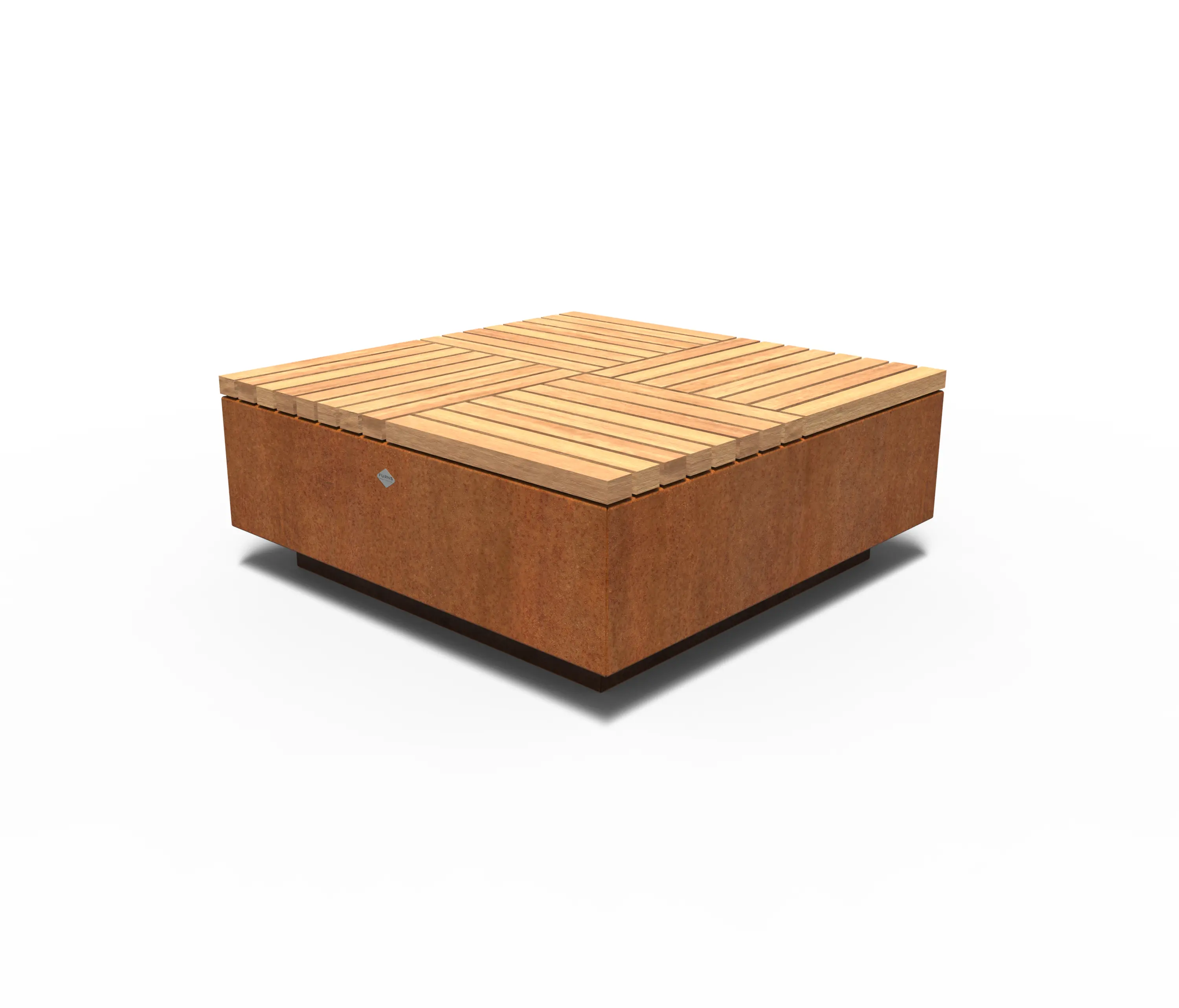 FURNS - HOCKER 1430 Viereckig