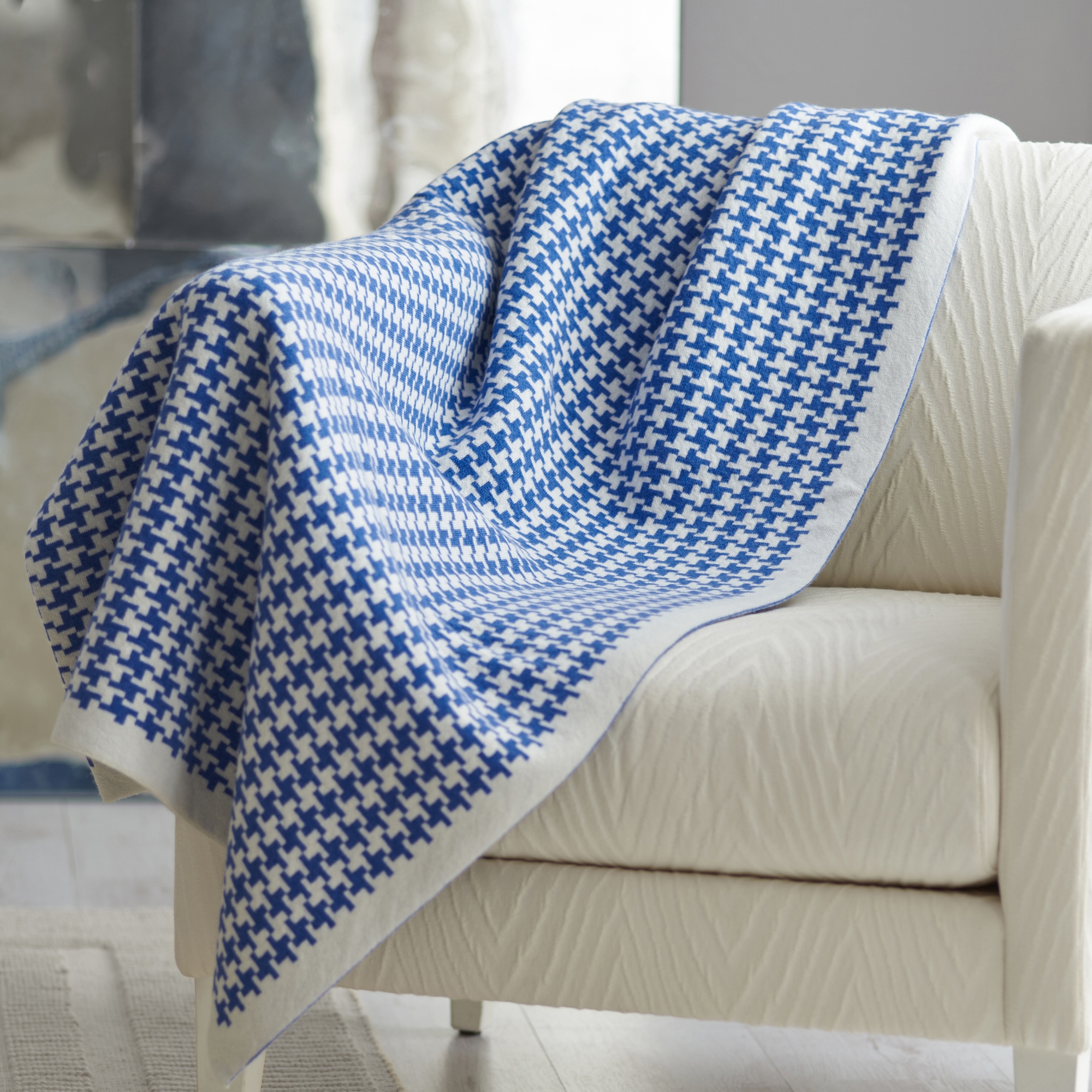 Mostra il prodotto Pleasures knitting maestria Plaid Rhea lambswool del produttore Mastro Raphael