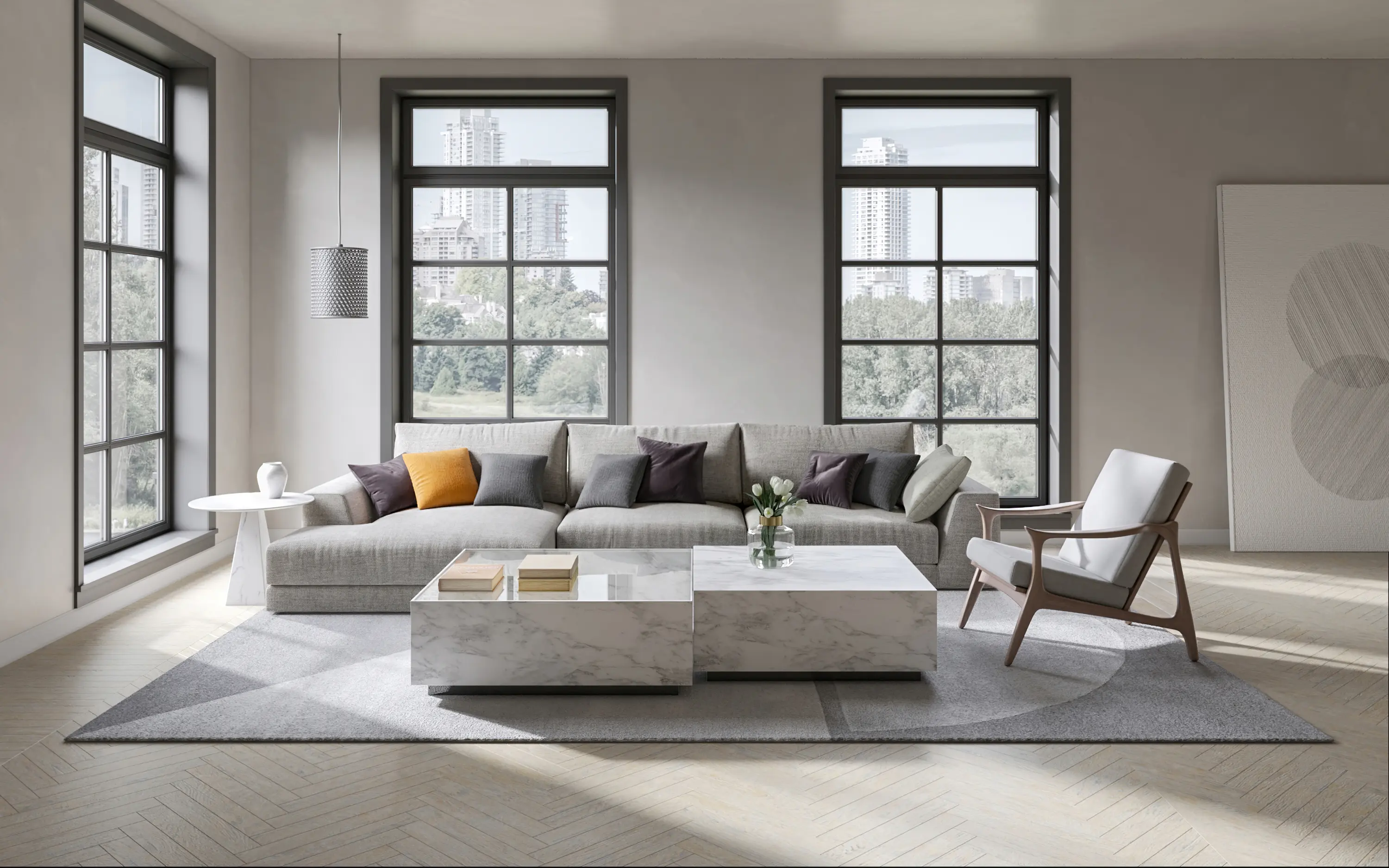 Oia by Barmat - DUETO CLEAR Couchtisch