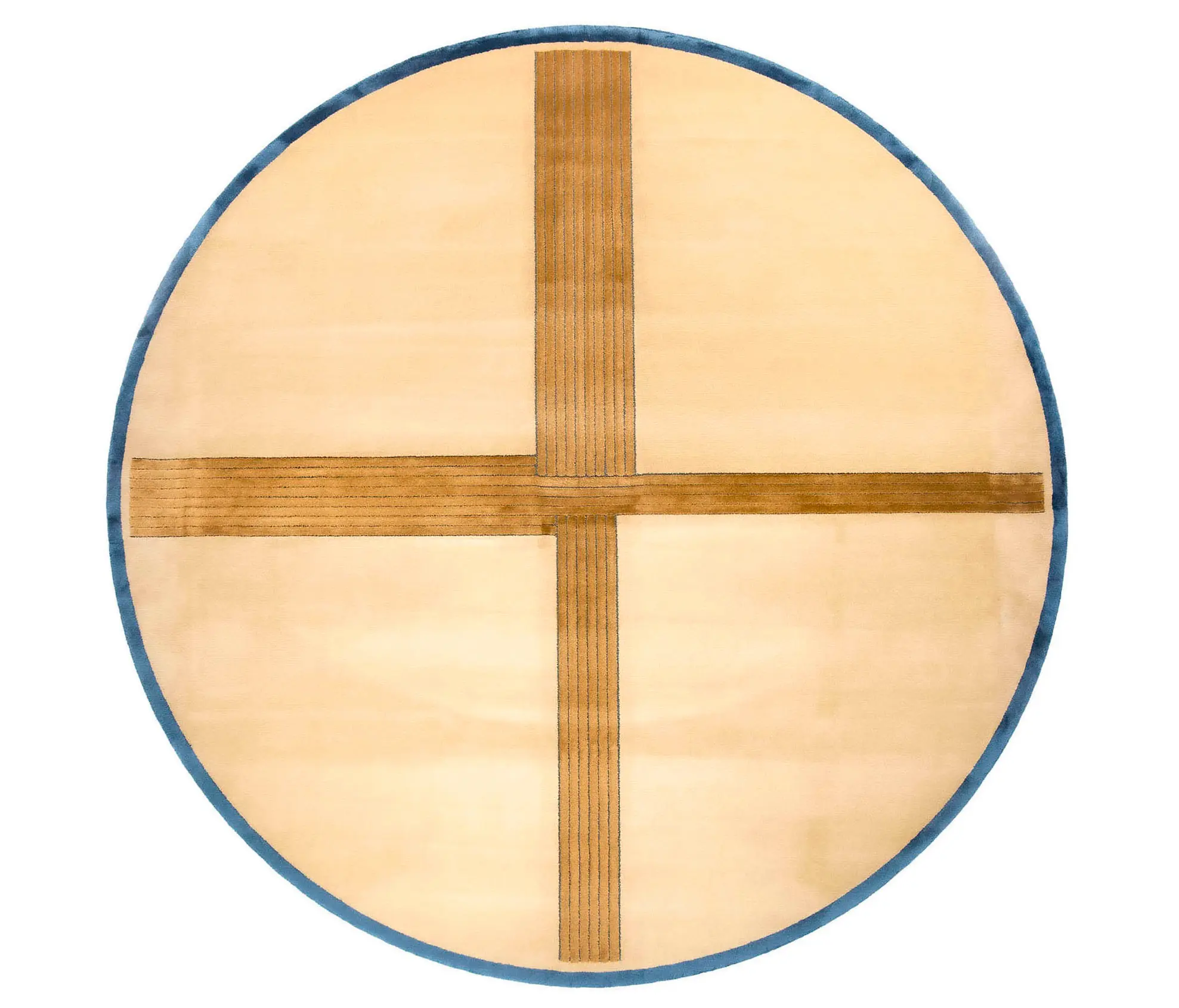 Softicated - Ebb & Flow | Round Rug (Beach)