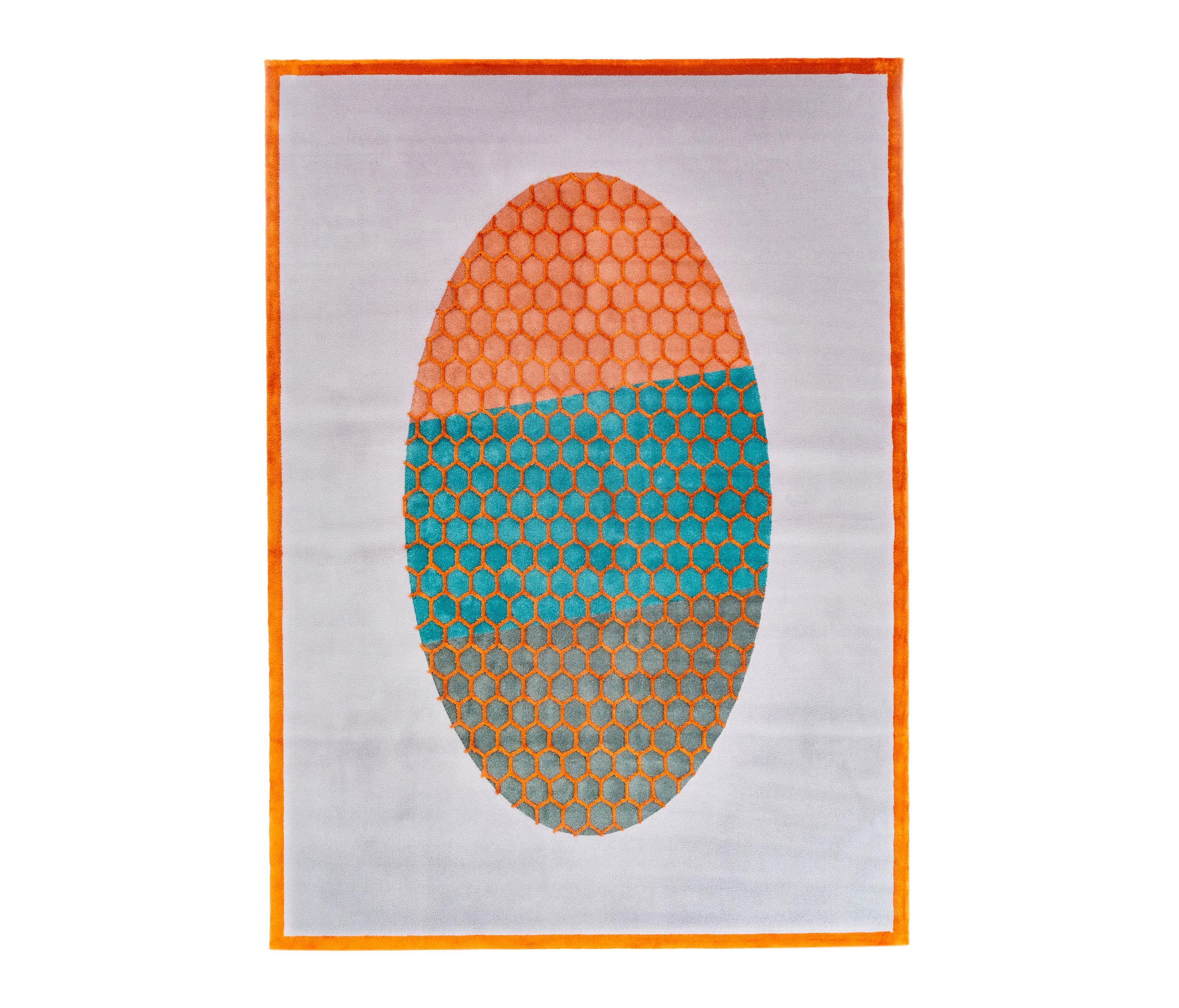Softicated - Weightlessness | Rectangular Rug (Orange)