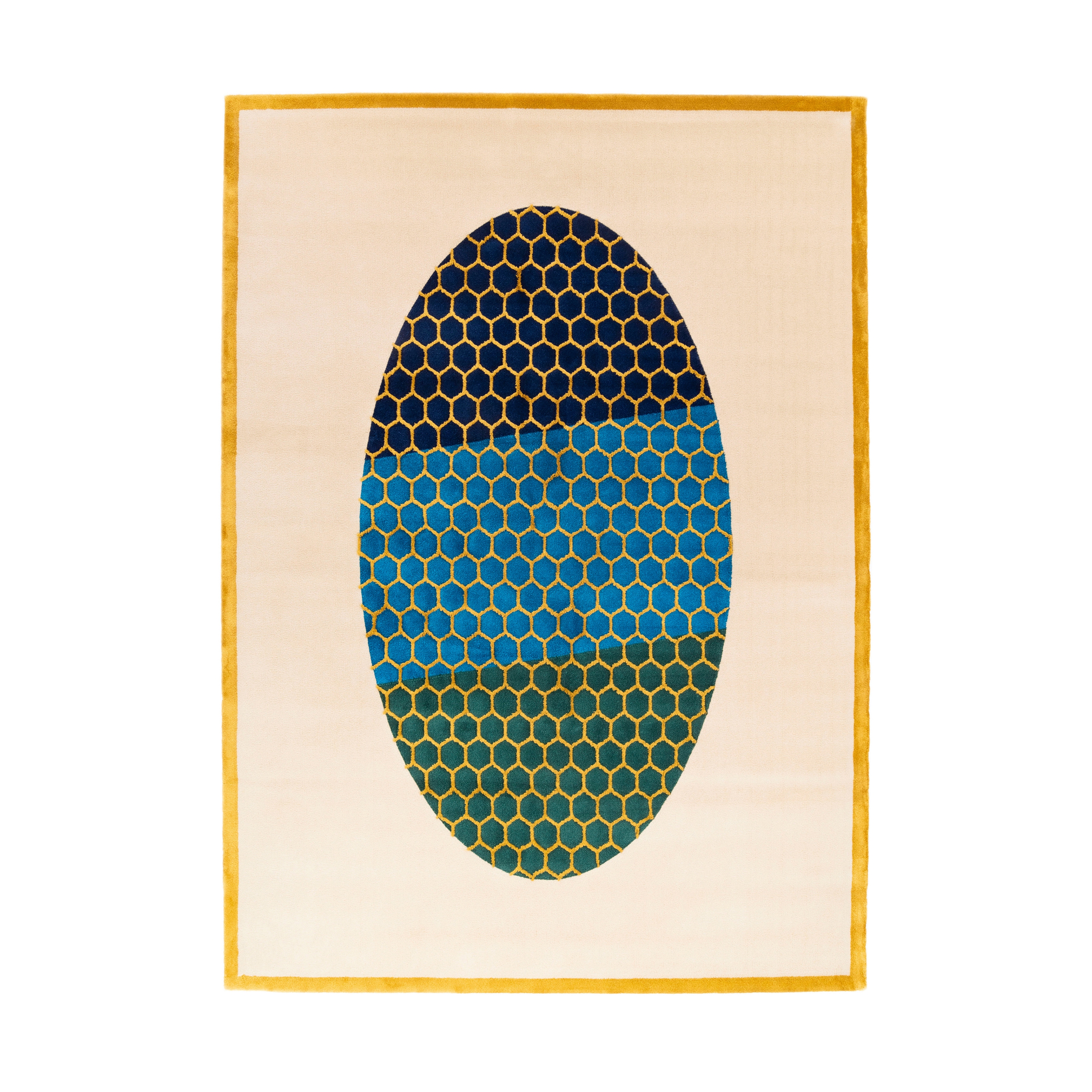 Weightlessness | Rectangular Rug (Yellow)