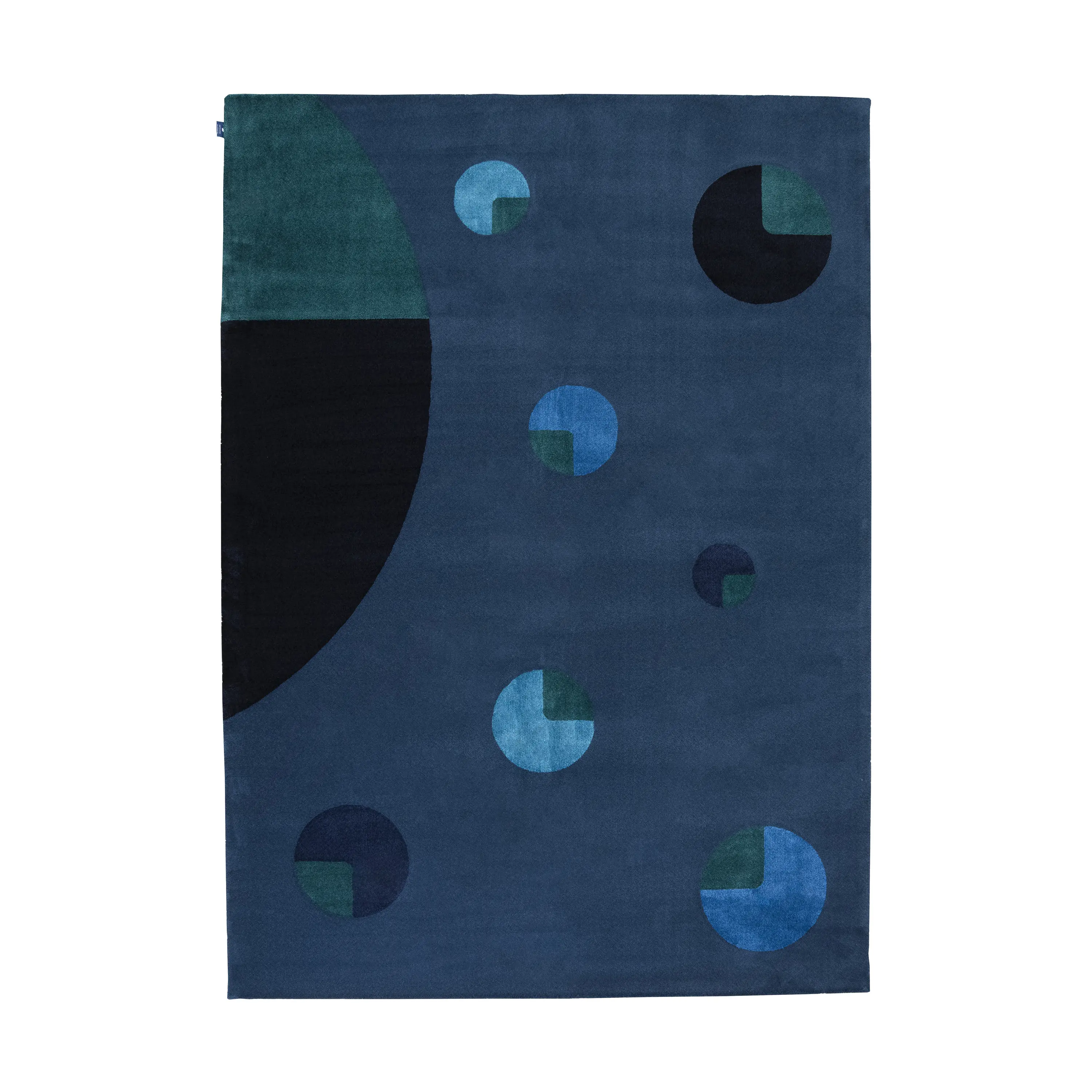 Softicated - Planets | Rectangular Rug (Blues)