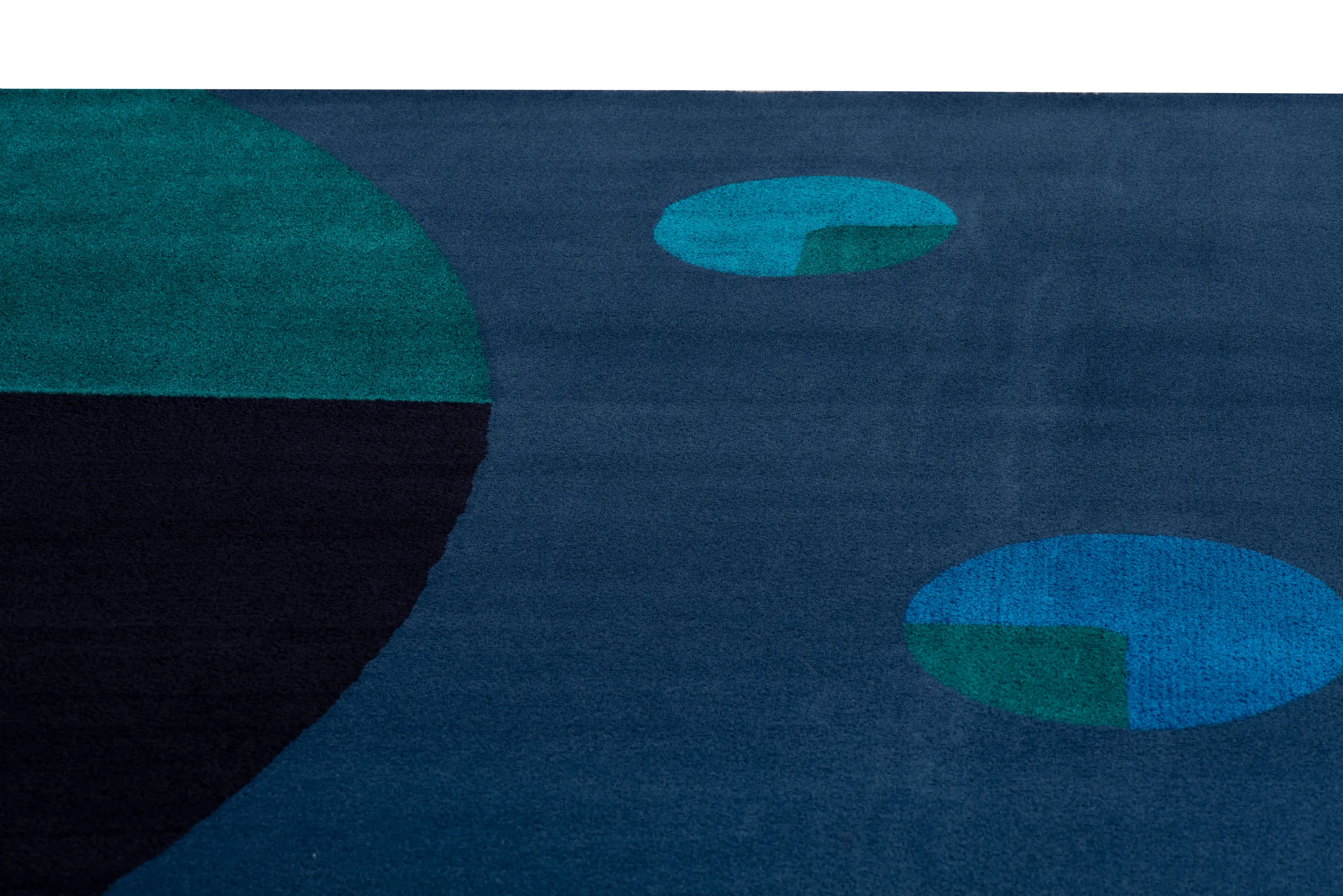 Softicated - Planets | Rectangular Rug (Blues)
