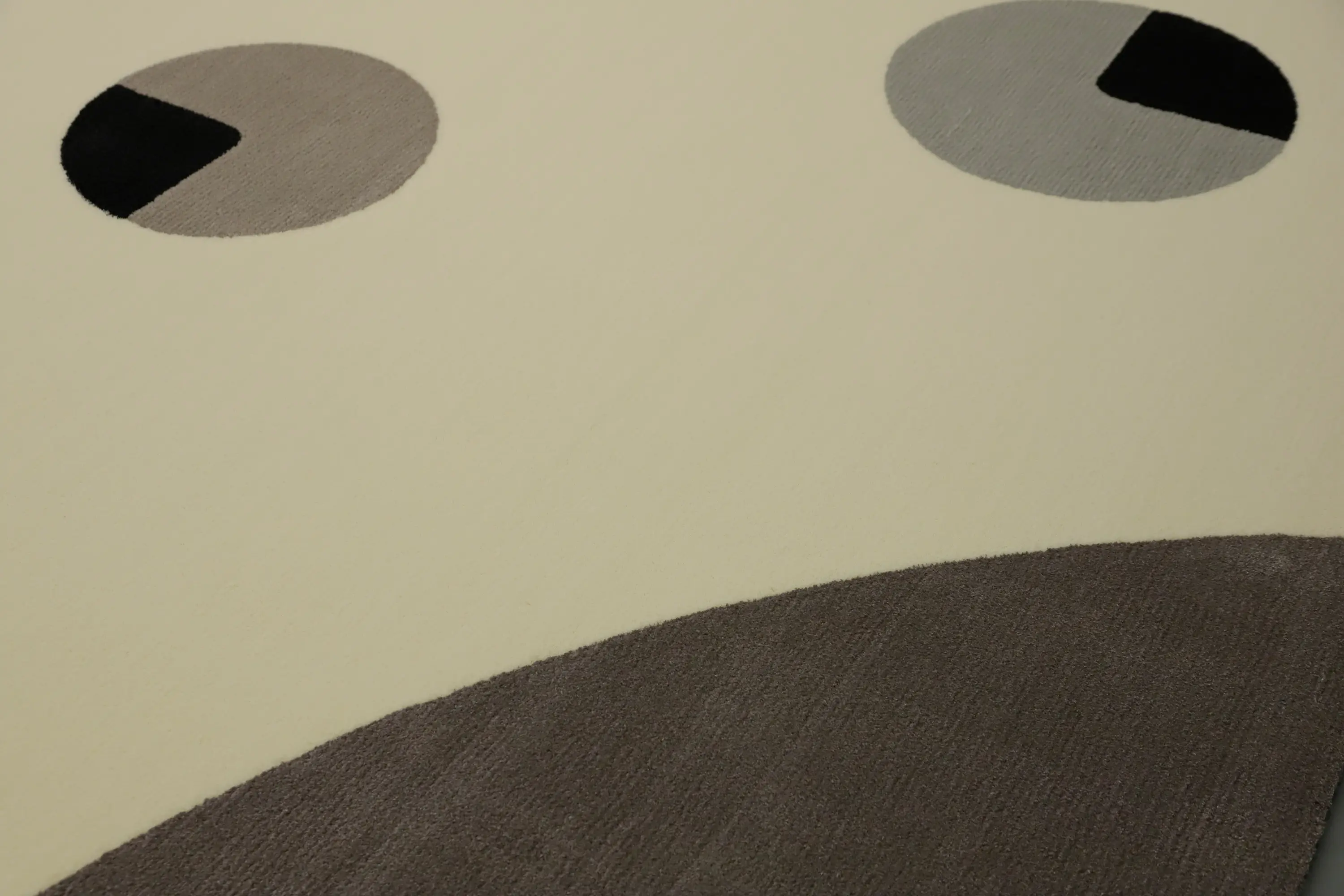 Softicated - Planets | Rectangular Rug (Greys & White)