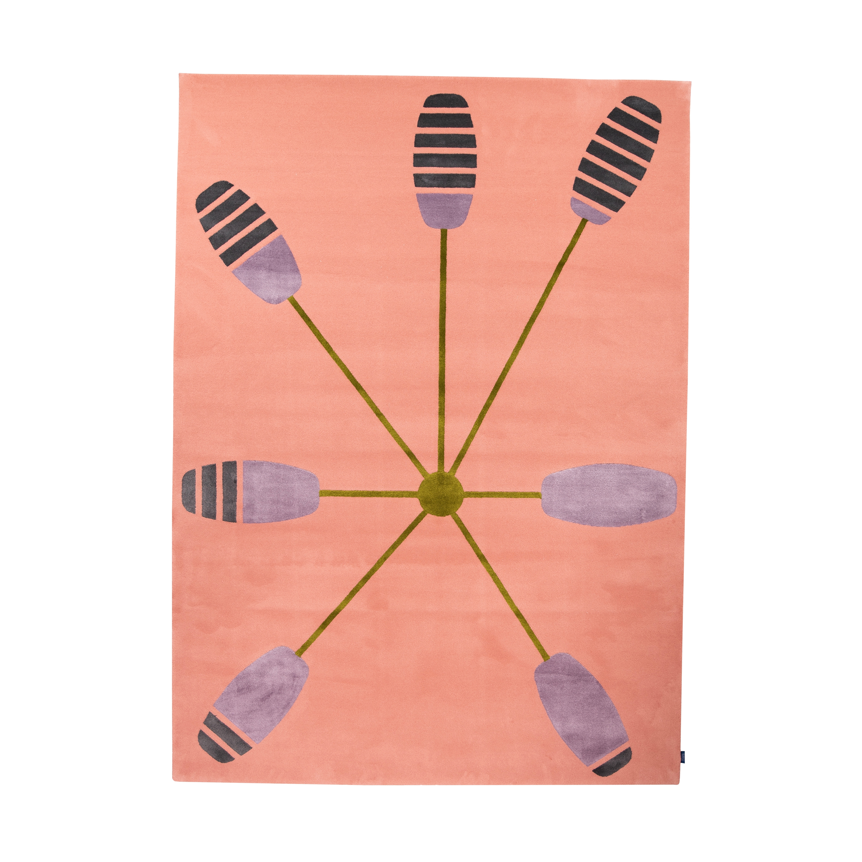 Afficher le produit Tinged Leaves | Tapis (Flowery) du fabricant Softicated