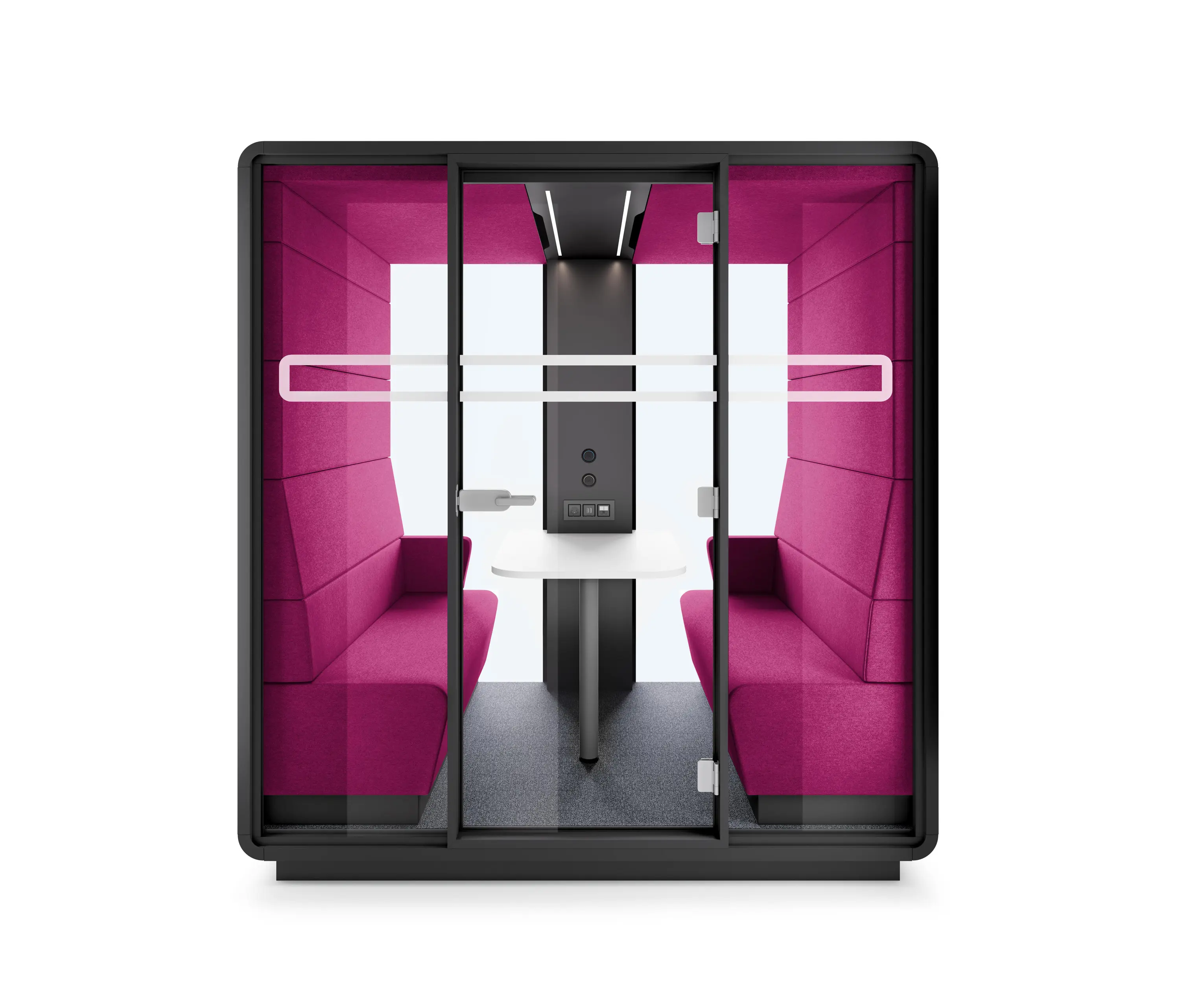 Hushoffice - HushMeet | Meeting Pod | Fuchsia