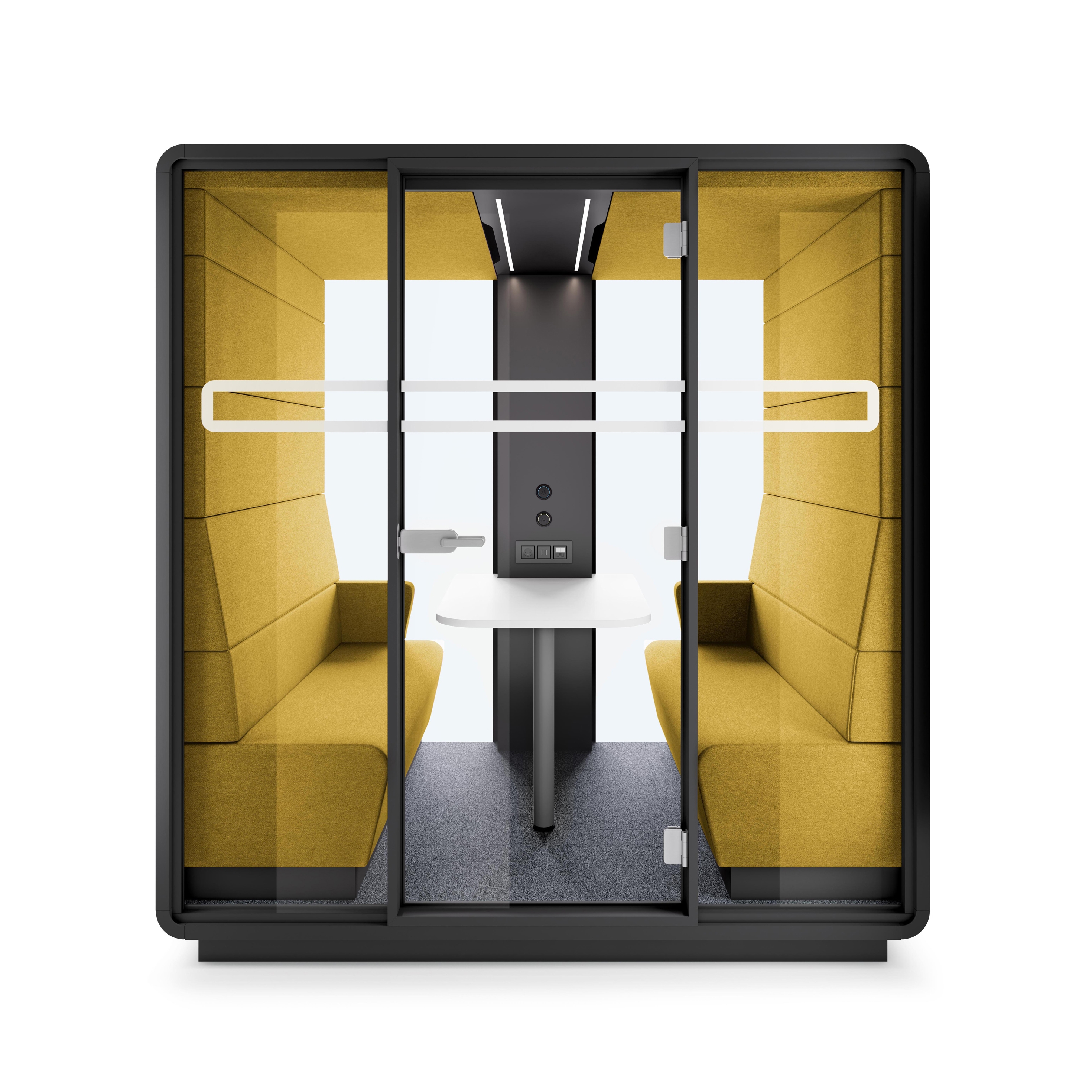 HushMeet | Meeting Pod | Mustard