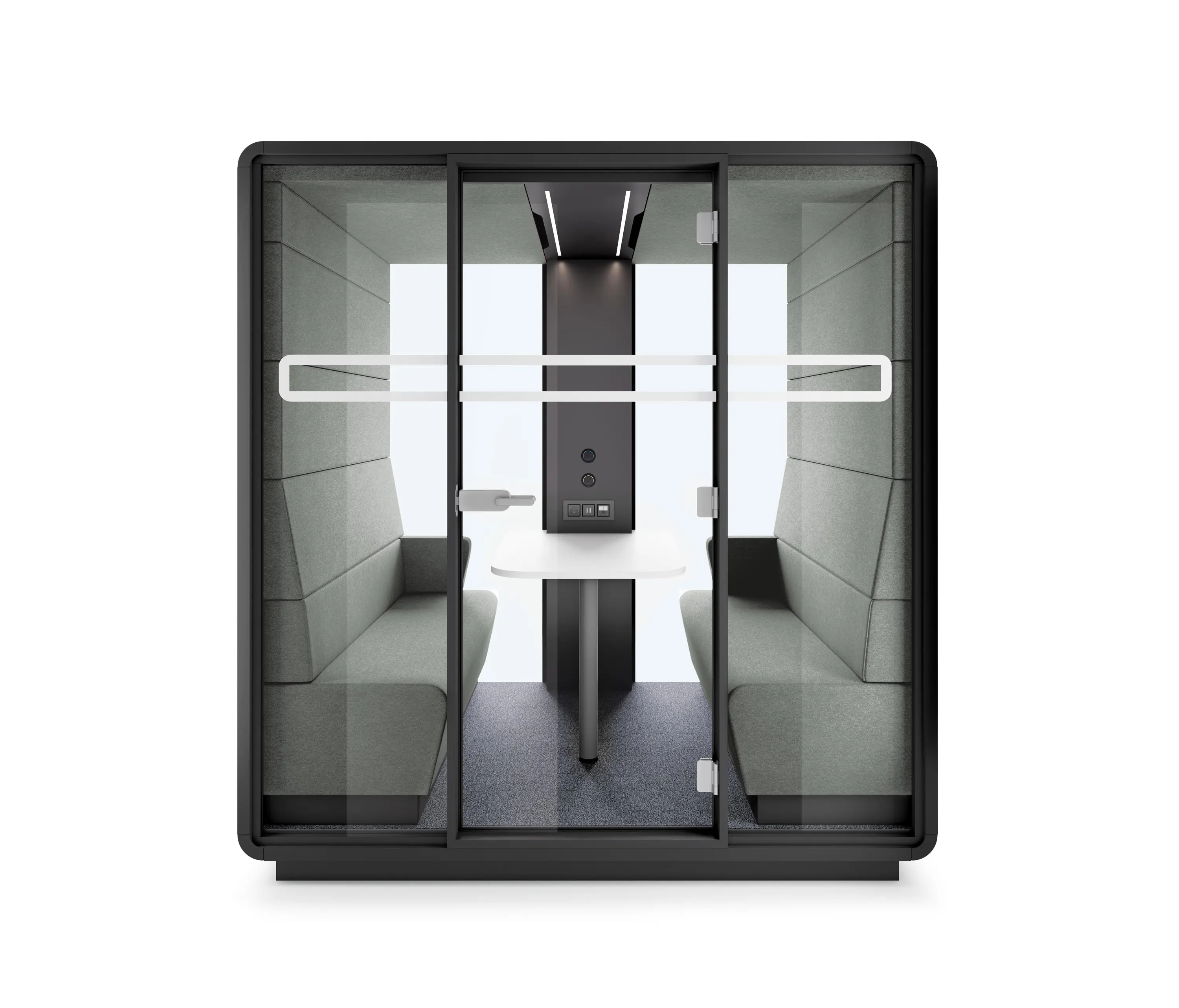 Hushoffice - HushMeet | Meeting Pod | Silver