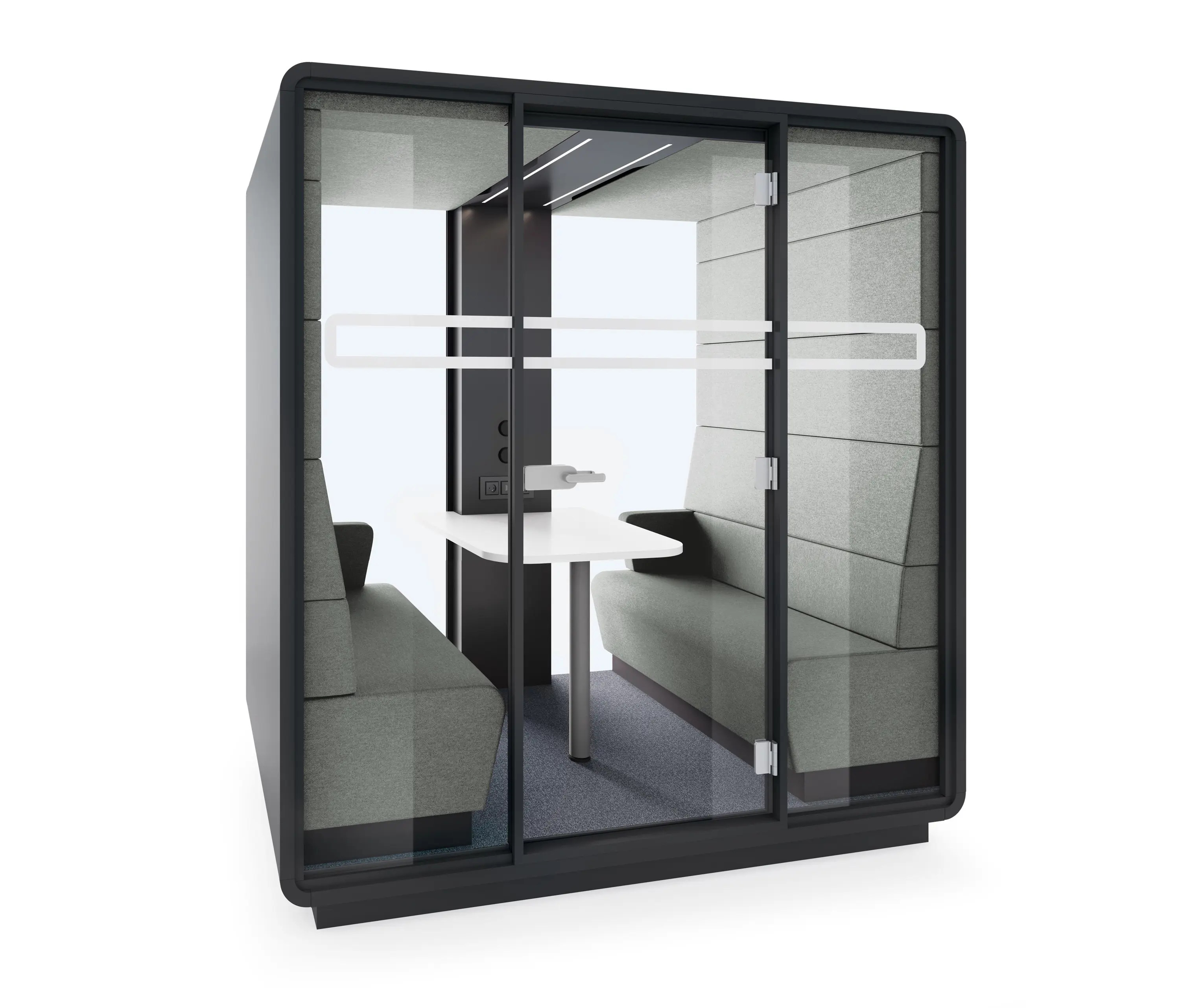 Hushoffice - HushMeet | Meeting Pod | Silver