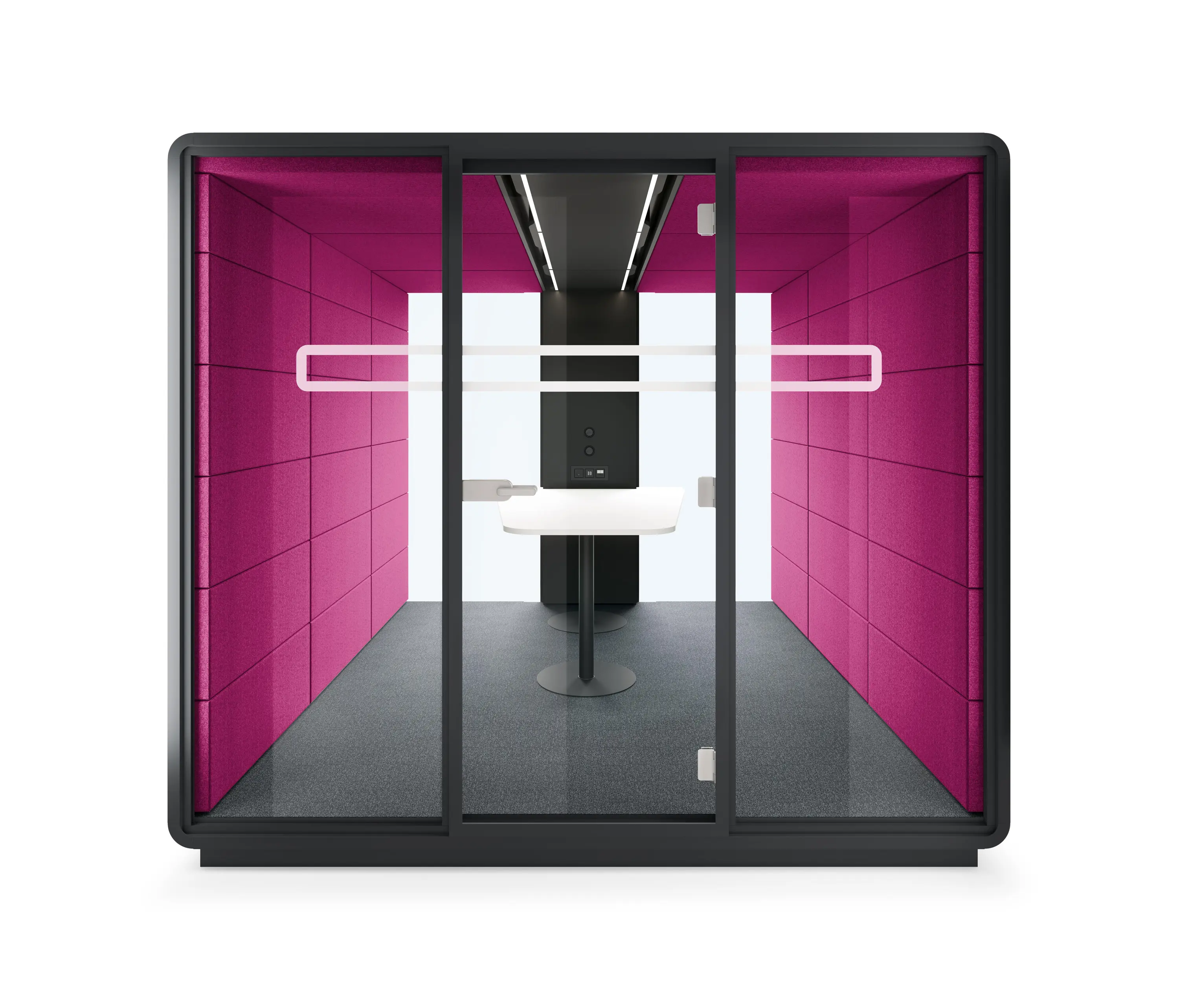 Hushoffice - HushMeet.L | Large Meeting Pod | Fuchsia
