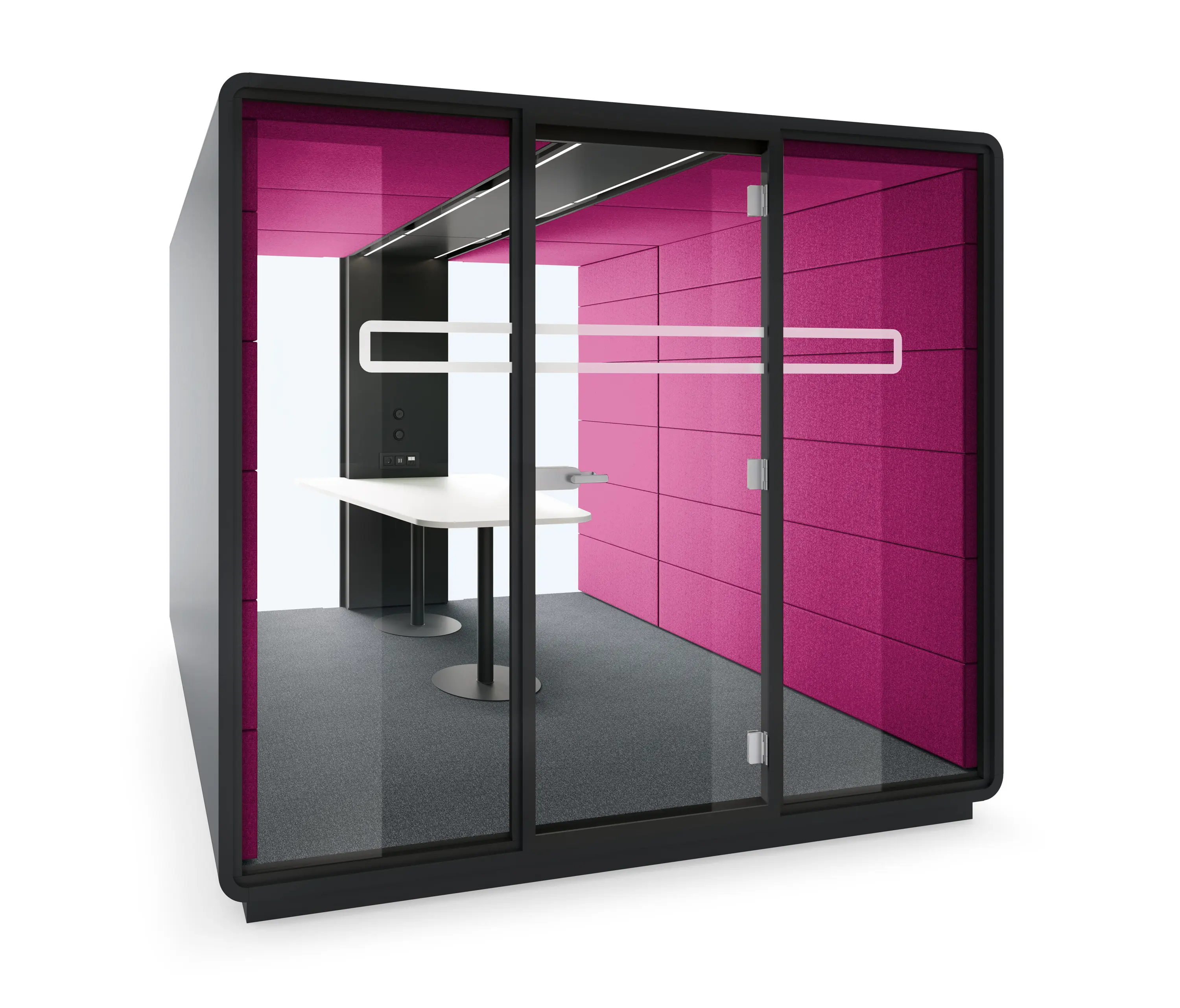 Hushoffice - HushMeet.L | Large Meeting Pod | Fuchsia