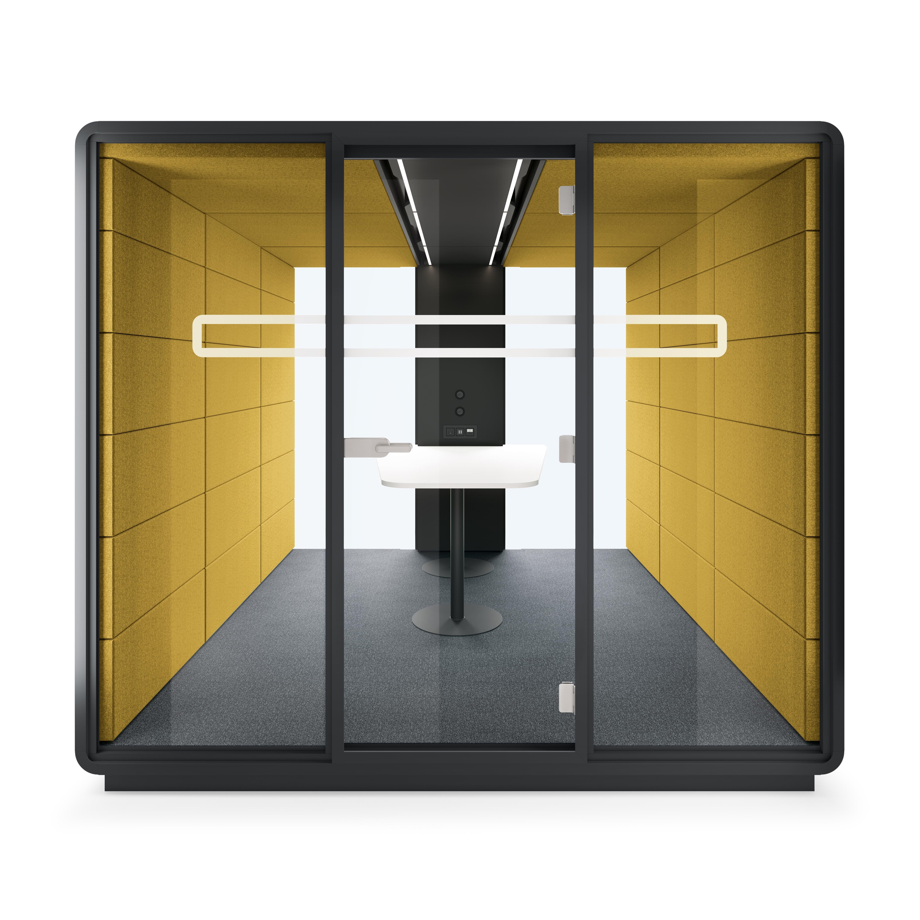 HushMeet.L | HushMeet.L große Meeting Box | Mustard