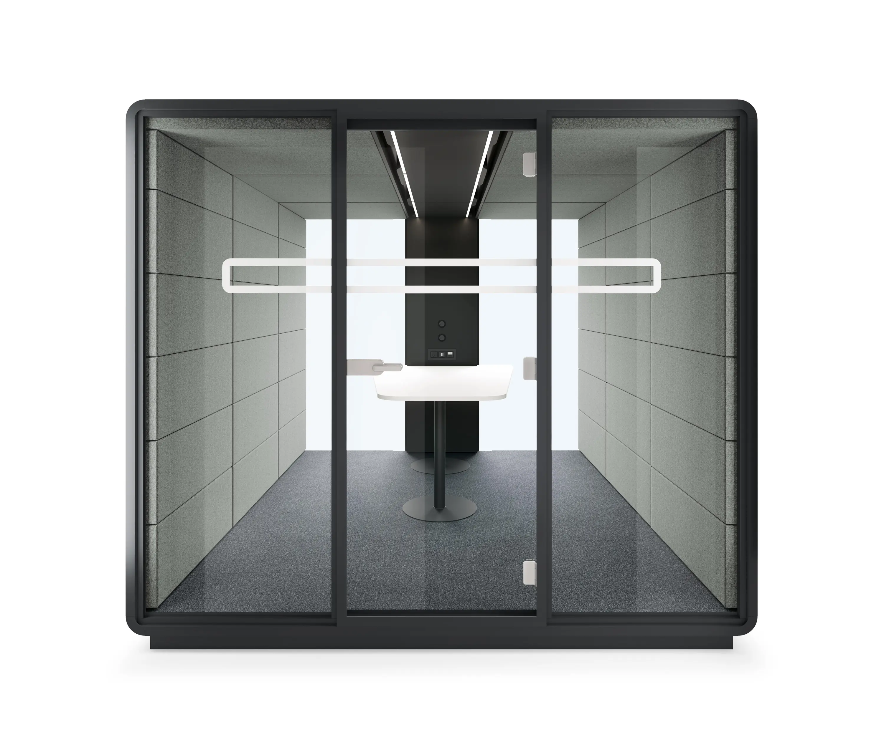 Hushoffice - HushMeet.L | Large Meeting Pod | Silver