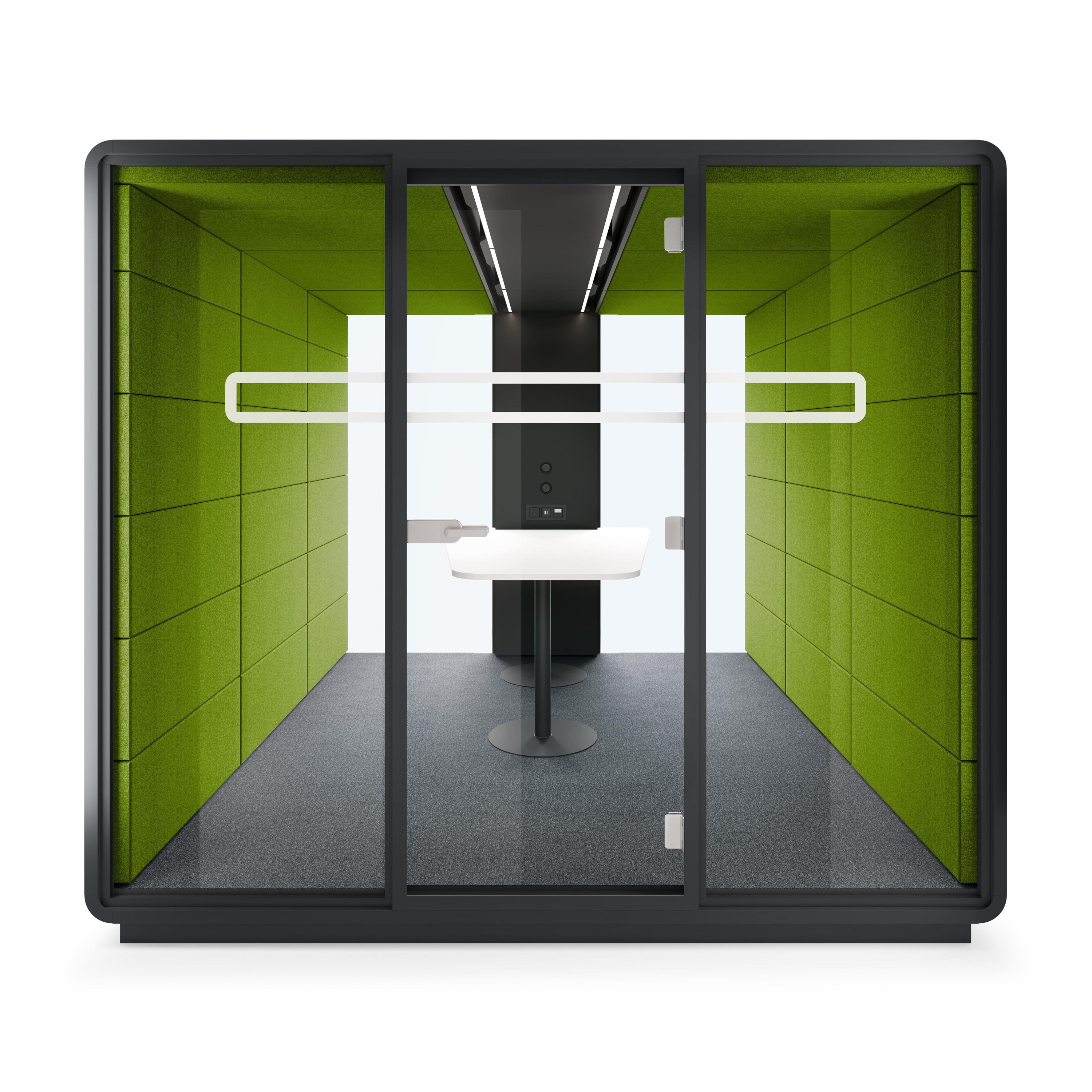 Display product HushMeet.L | Large Meeting Pod | Woodbine from manufacturer Hushoffice