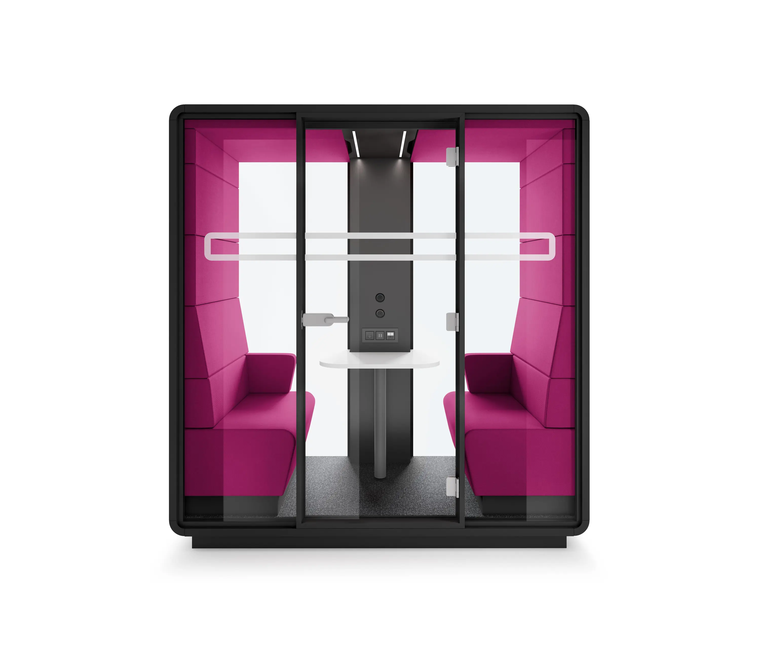 Hushoffice - HushMeet.S | Small Meeting Pod | Fuchsia