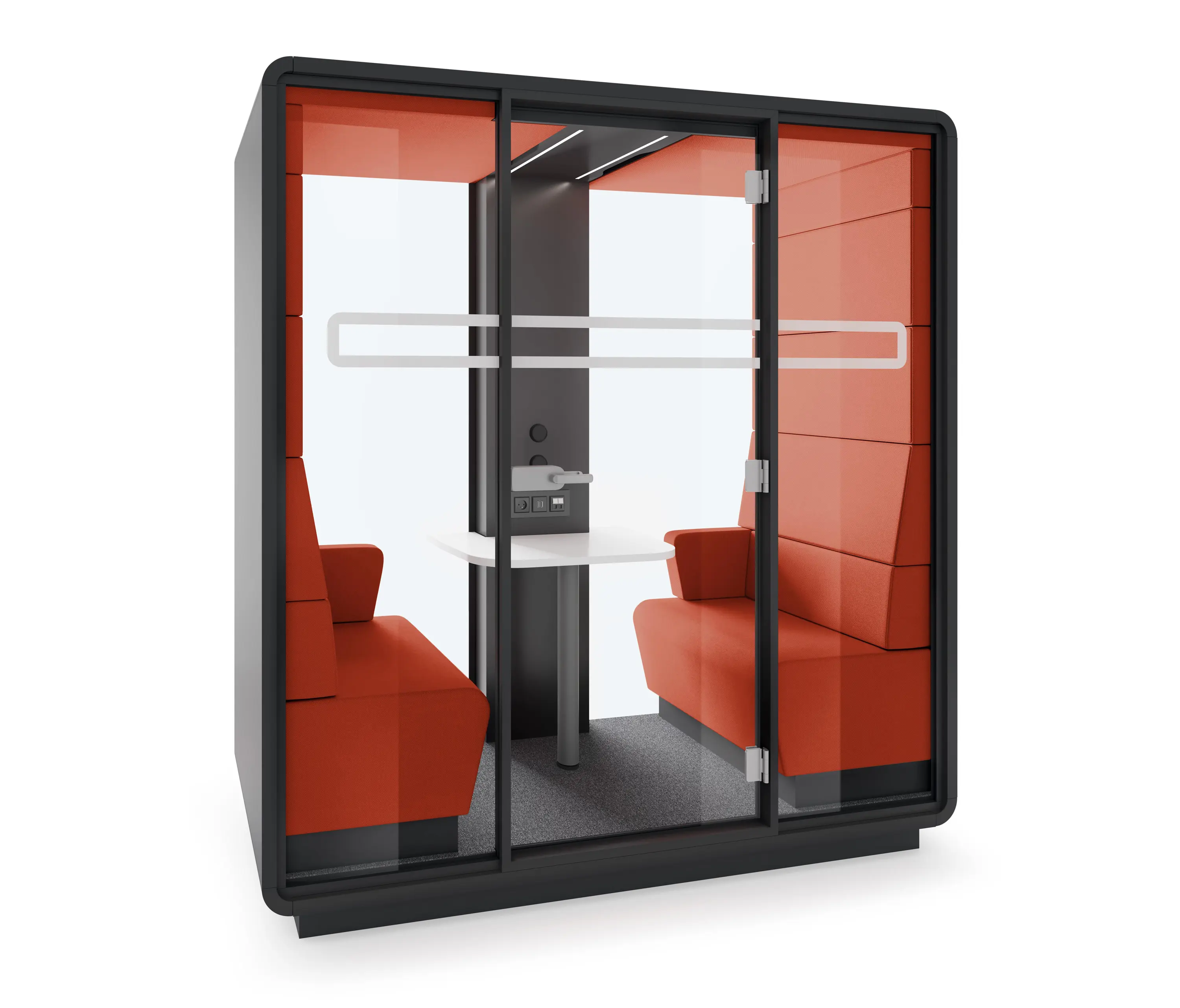Hushoffice - HushMeet.S | Small Meeting Pod | Sienna
