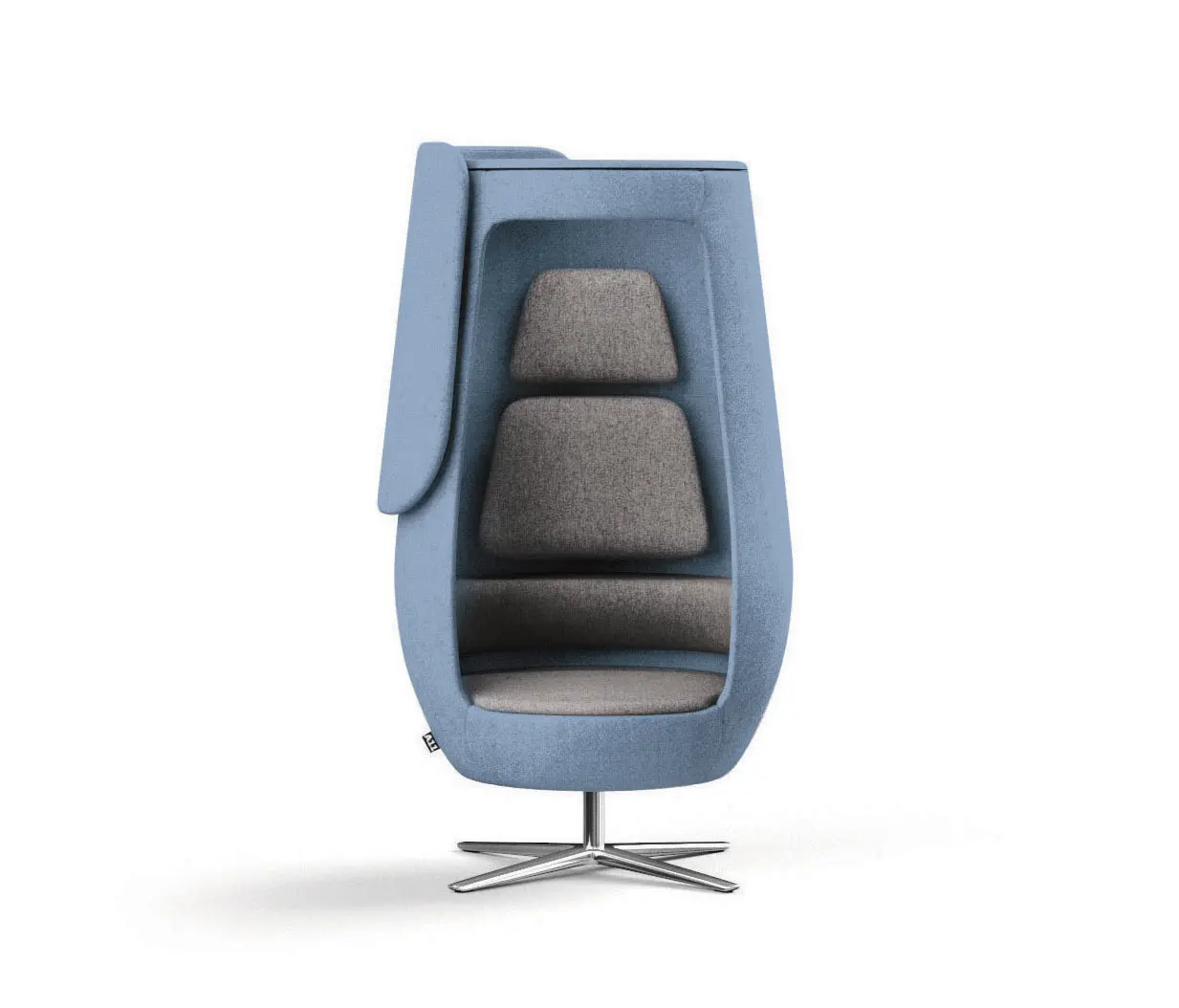 Hushoffice - Hushoffice | Pods and booths | Loungesessel A11 mit einem verschiebbaren Frontblende