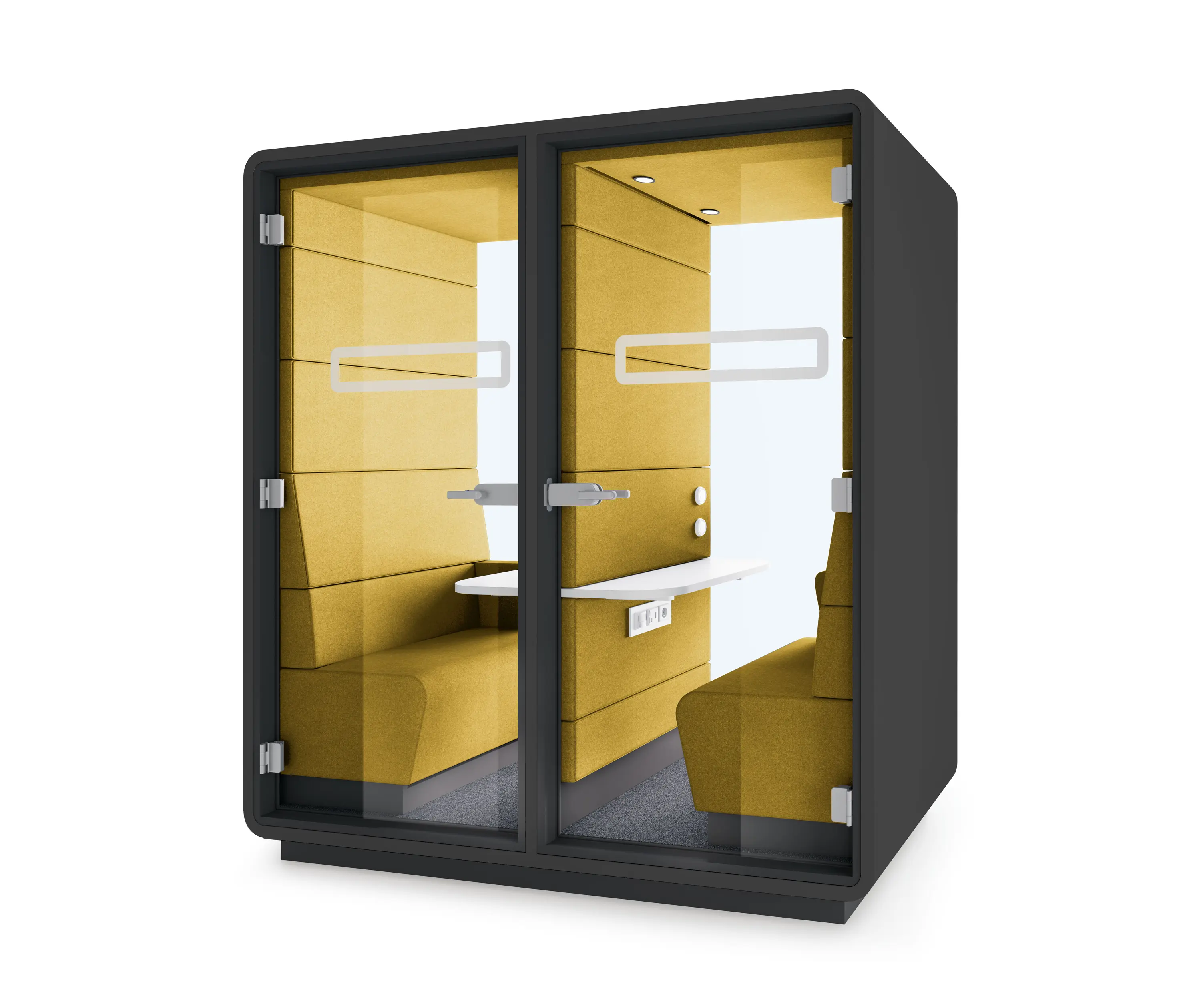 Hushoffice - HushTwin | Workpod | Mustard