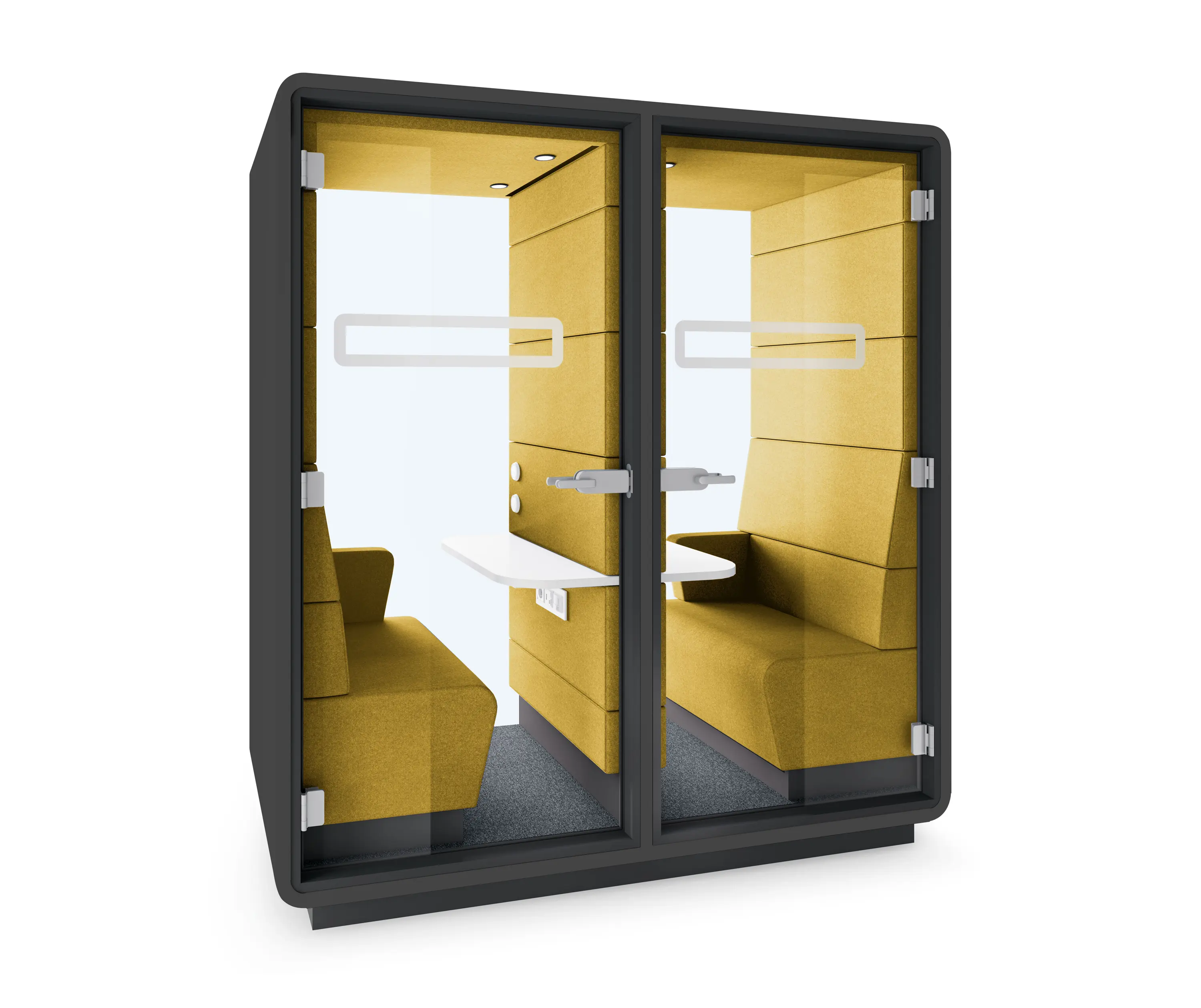 Hushoffice - HushTwin | Workpod | Mustard