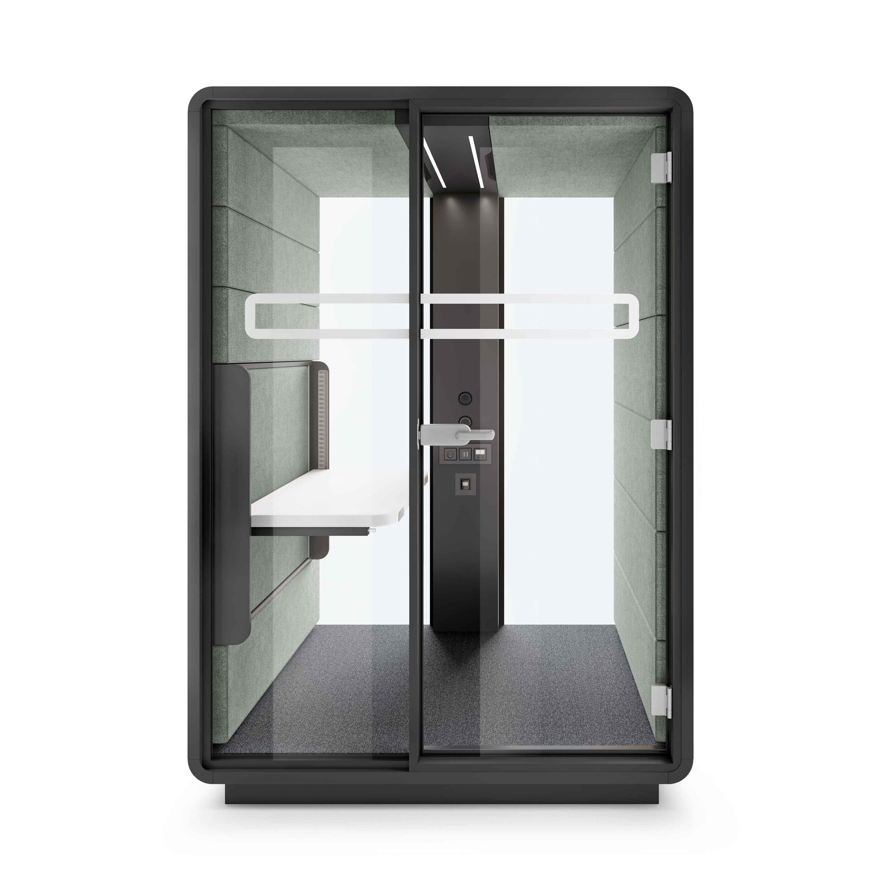 HushWork | Sit&Stand Workpod | Silver