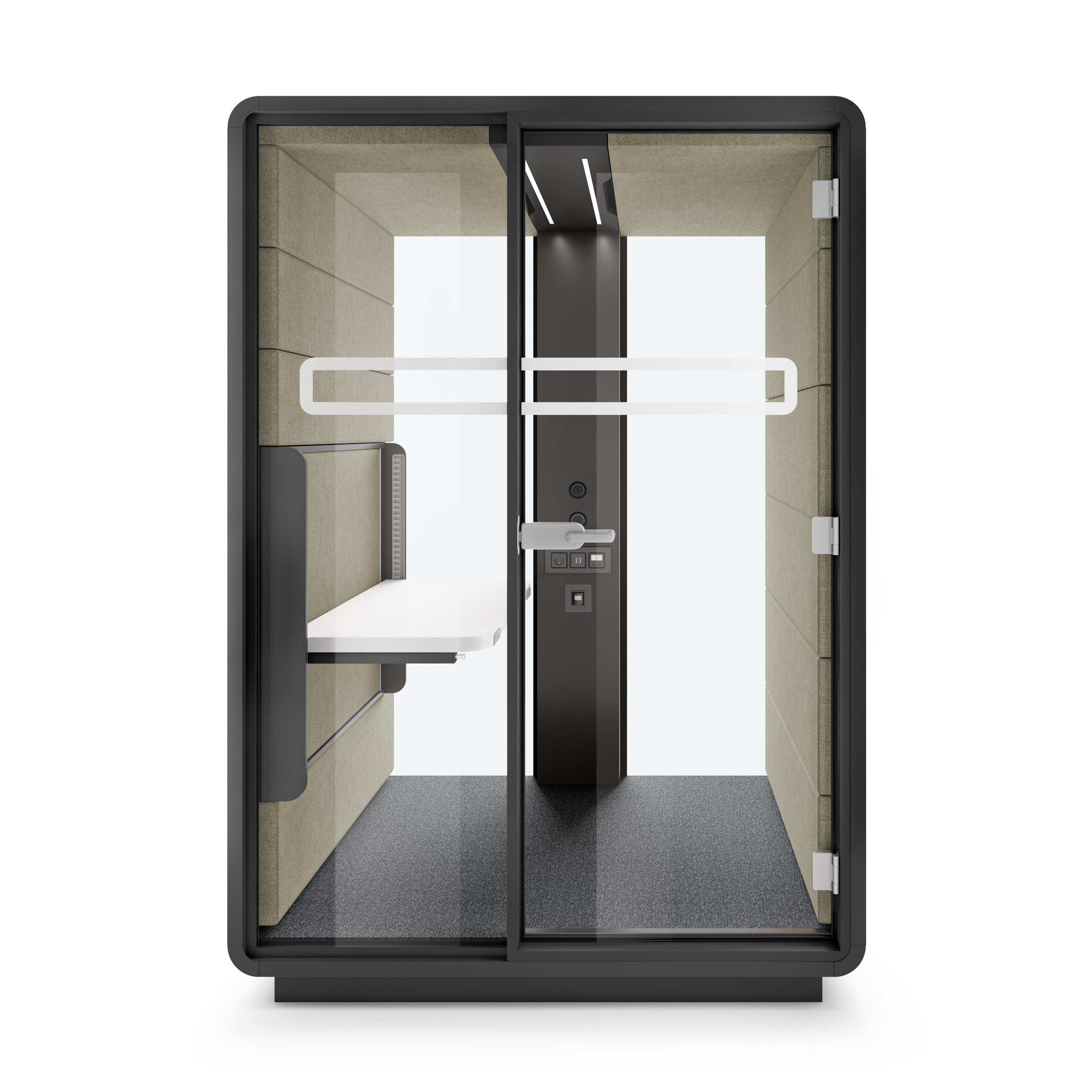 HushWork | Sit&Stand Workpod | Biscuit