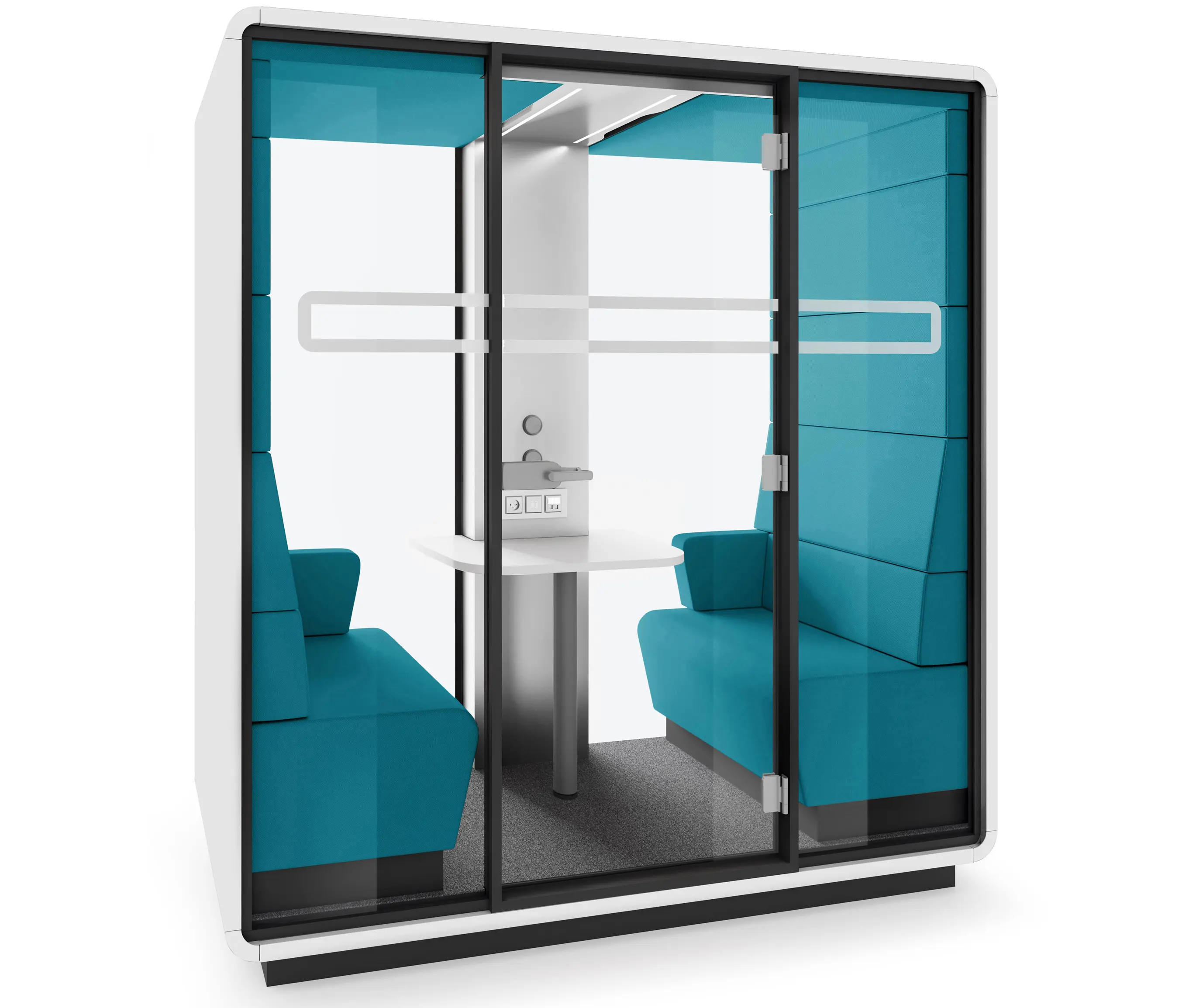 Hushoffice - HushMeet.S | Small Meeting Pod | Emerald