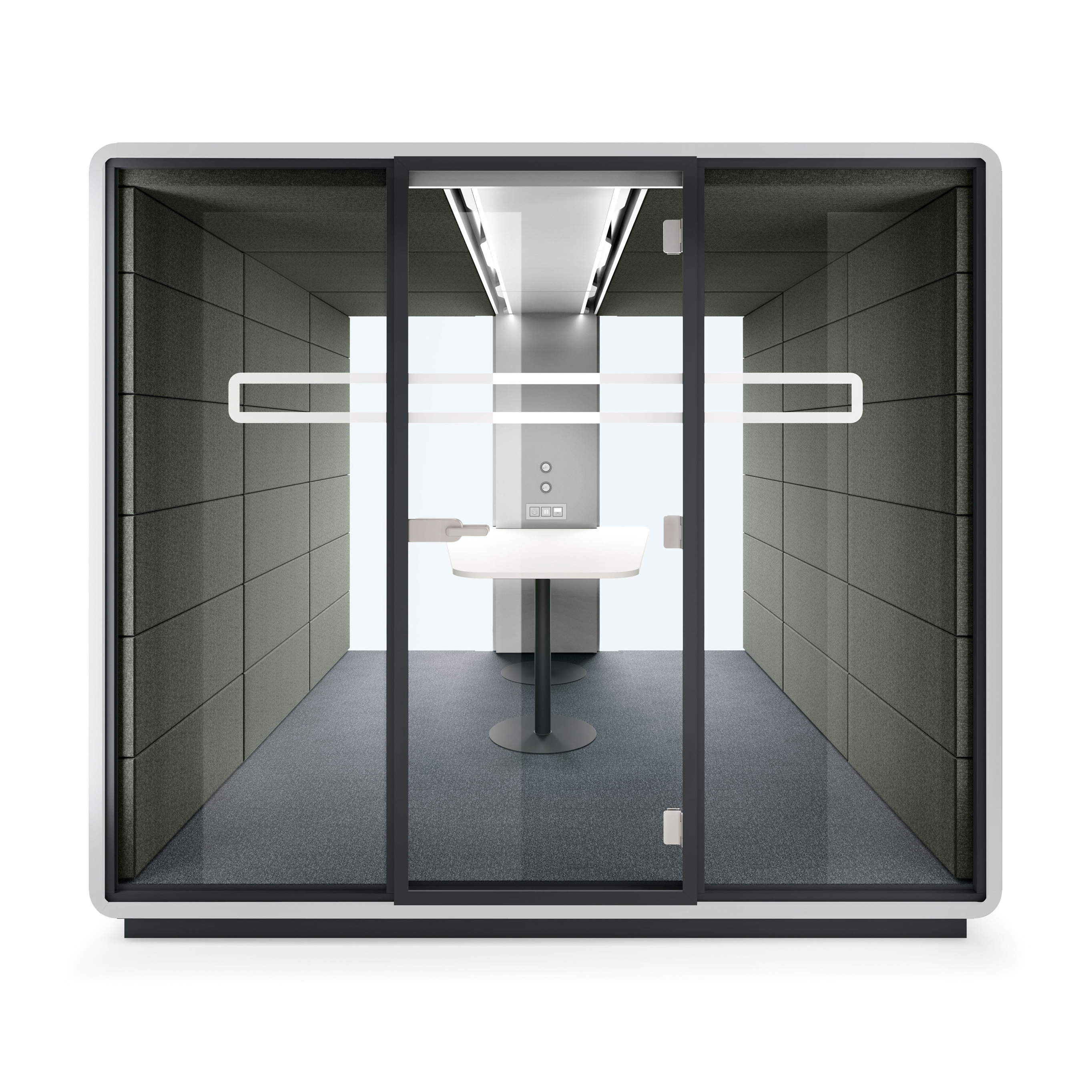 HushMeet.L | große Meeting Box | Grey