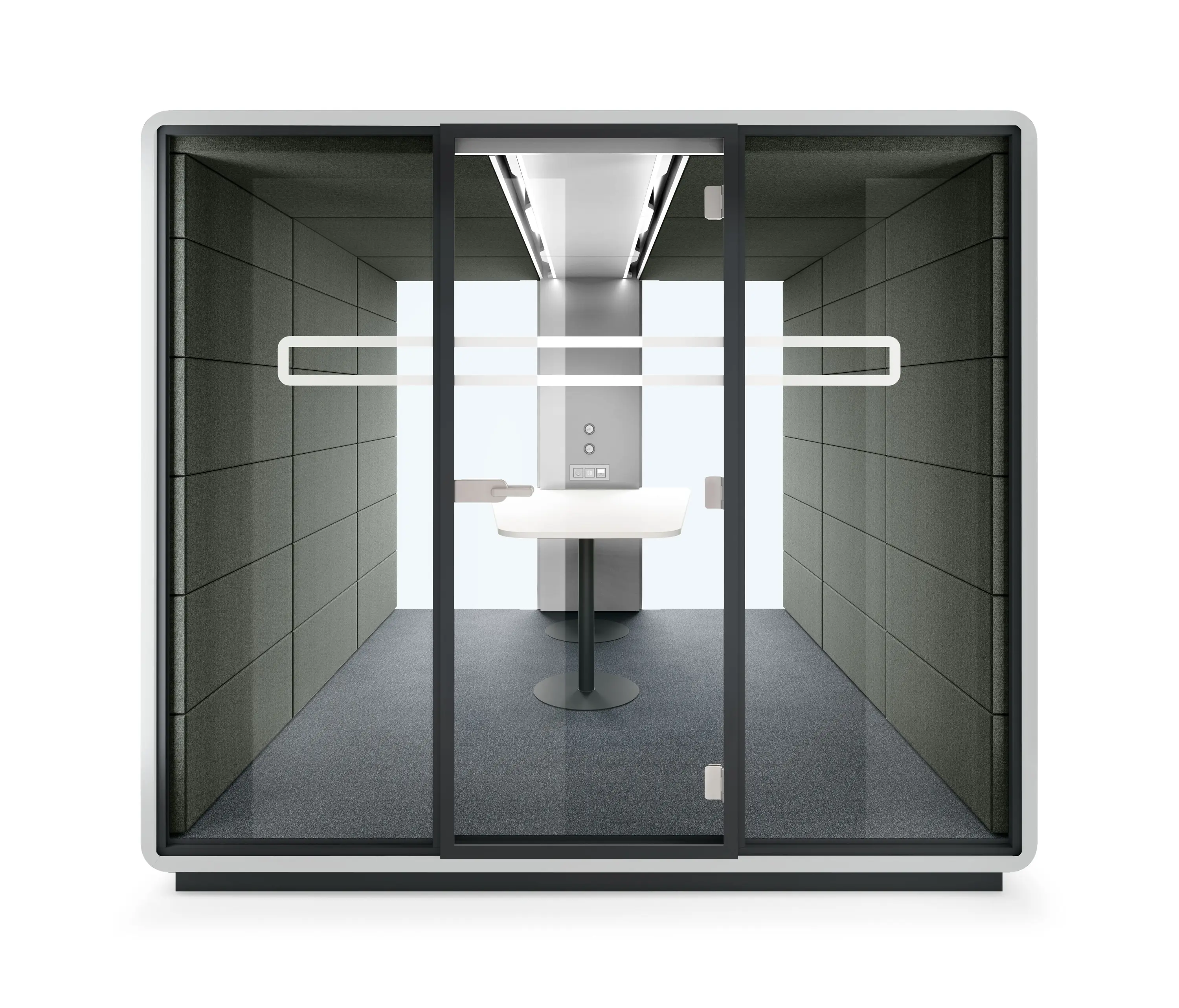 Hushoffice - HushMeet.L | Large Meeting Pod | Grey