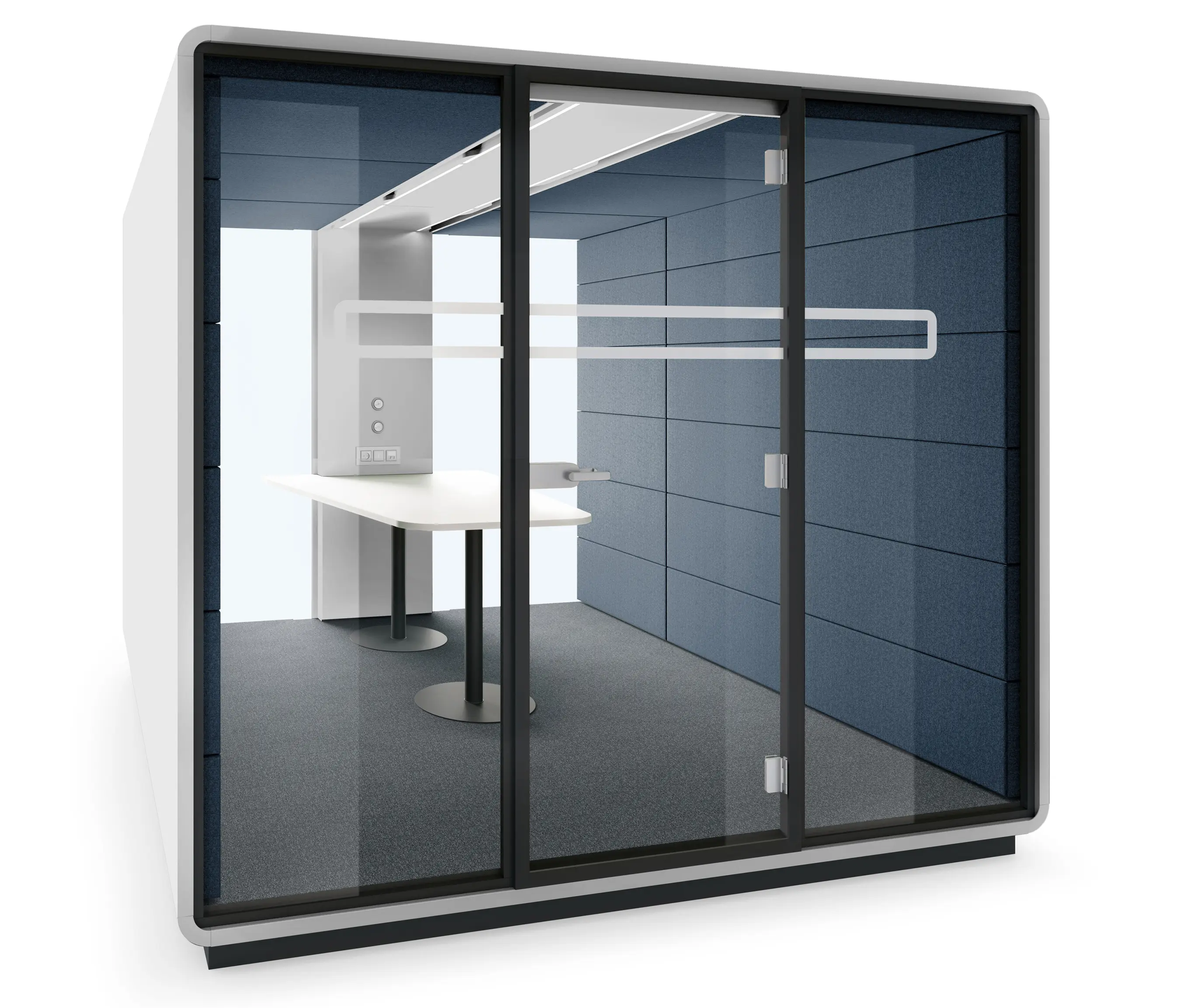 Hushoffice - HushMeet.L | Large Meeting Pod | Indigo