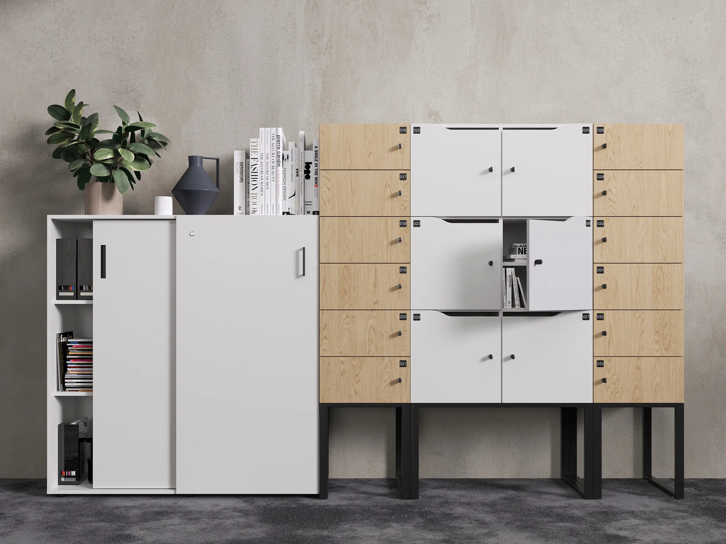 Hushoffice - Hushoffice | Agile Office | HushLock office lockers and cabinets