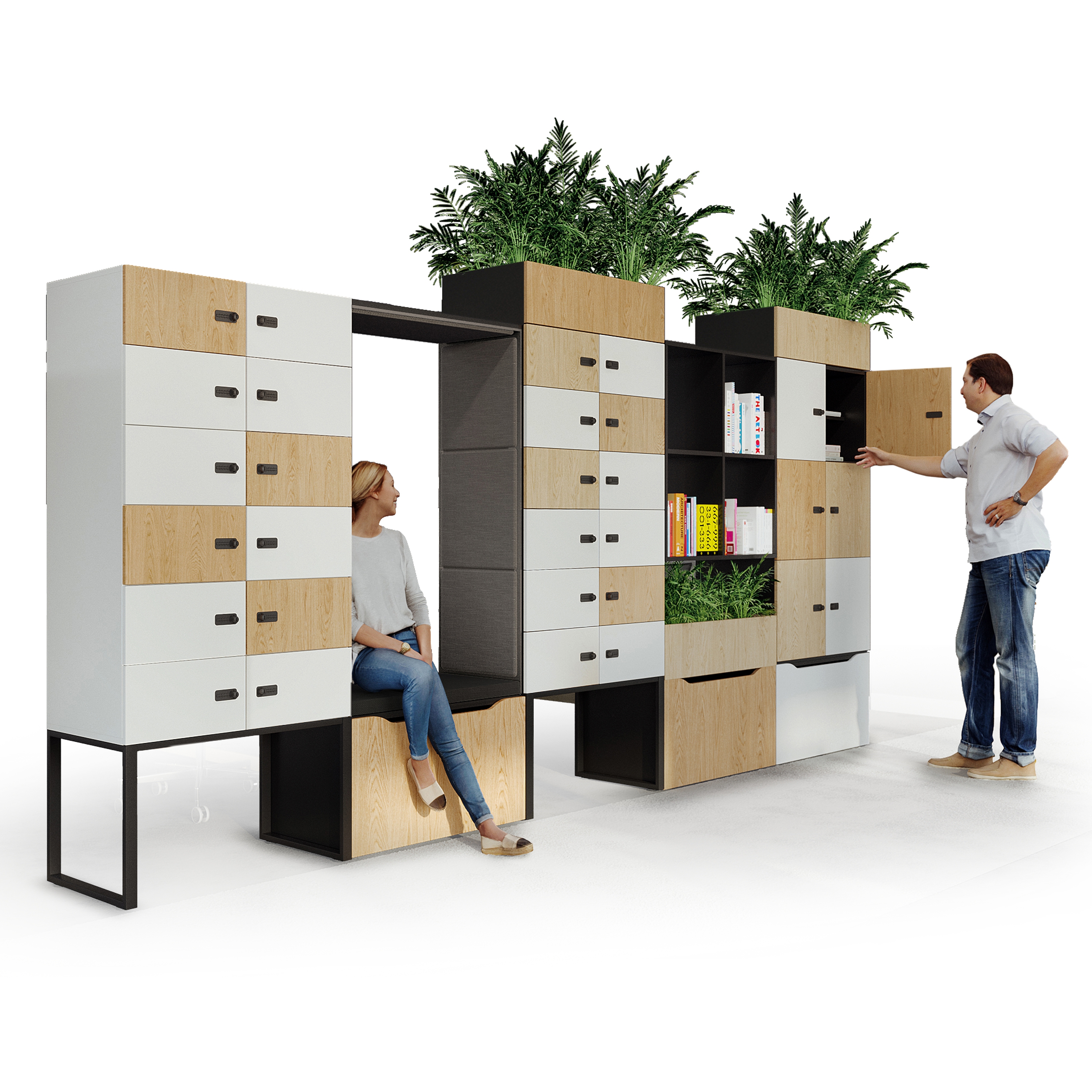 Display product Hushoffice | Agile Office | HushLock office lockers and cabinets from manufacturer Hushoffice