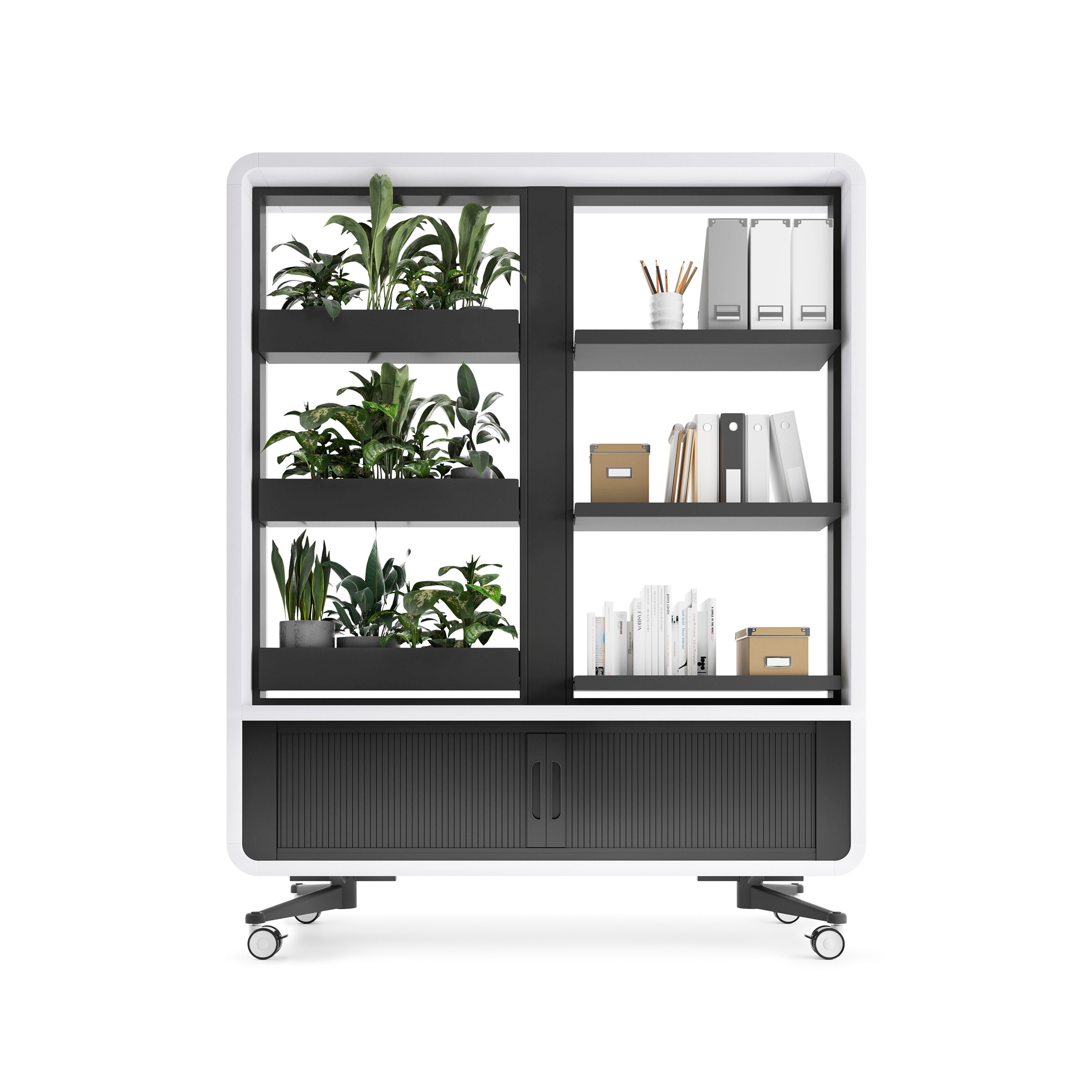 Mostra il prodotto HushWall | 3 Shelves, 3 Pots del produttore Hushoffice