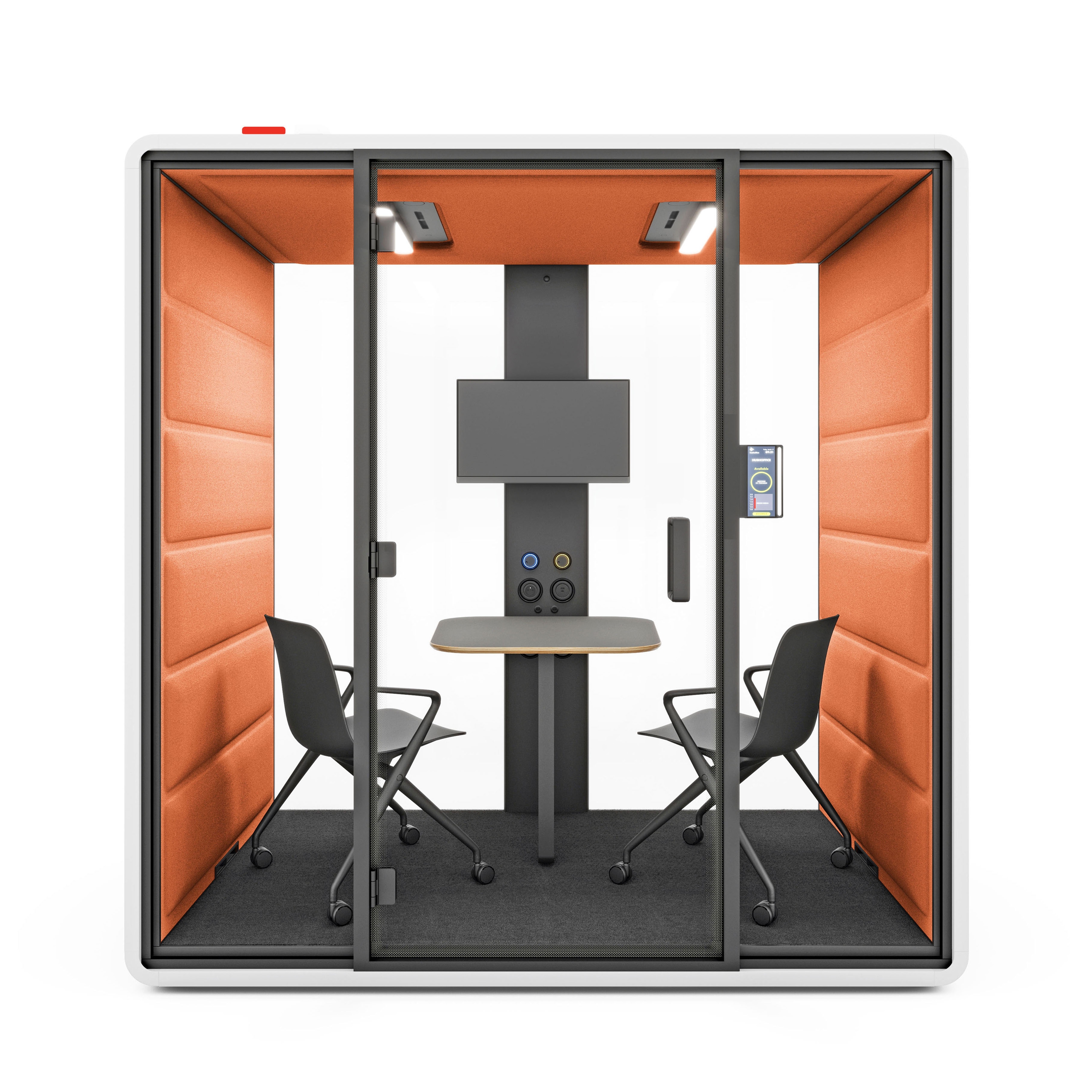 Display product hushFree.M orange from manufacturer Hushoffice