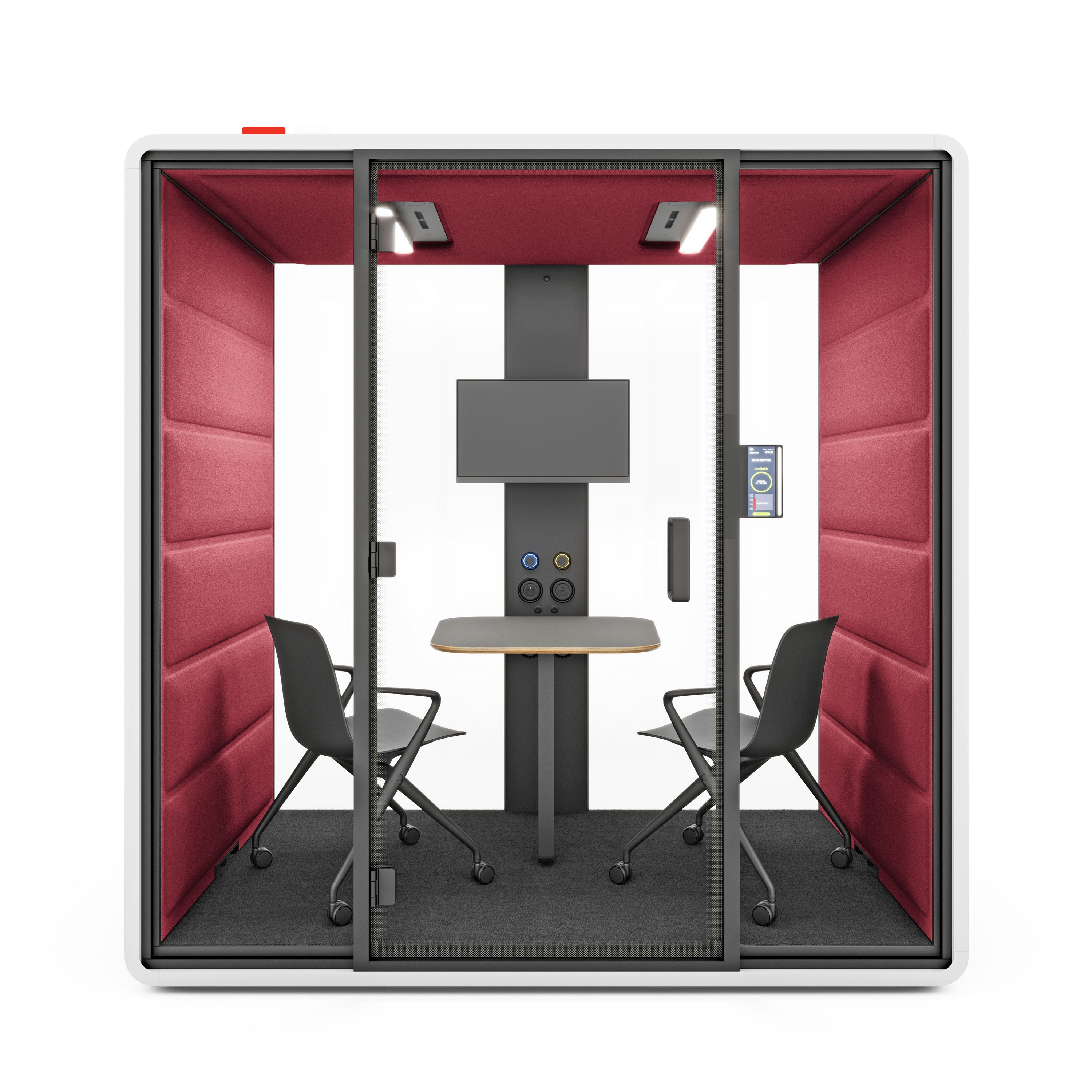 Display product hushFree.M red from manufacturer Hushoffice