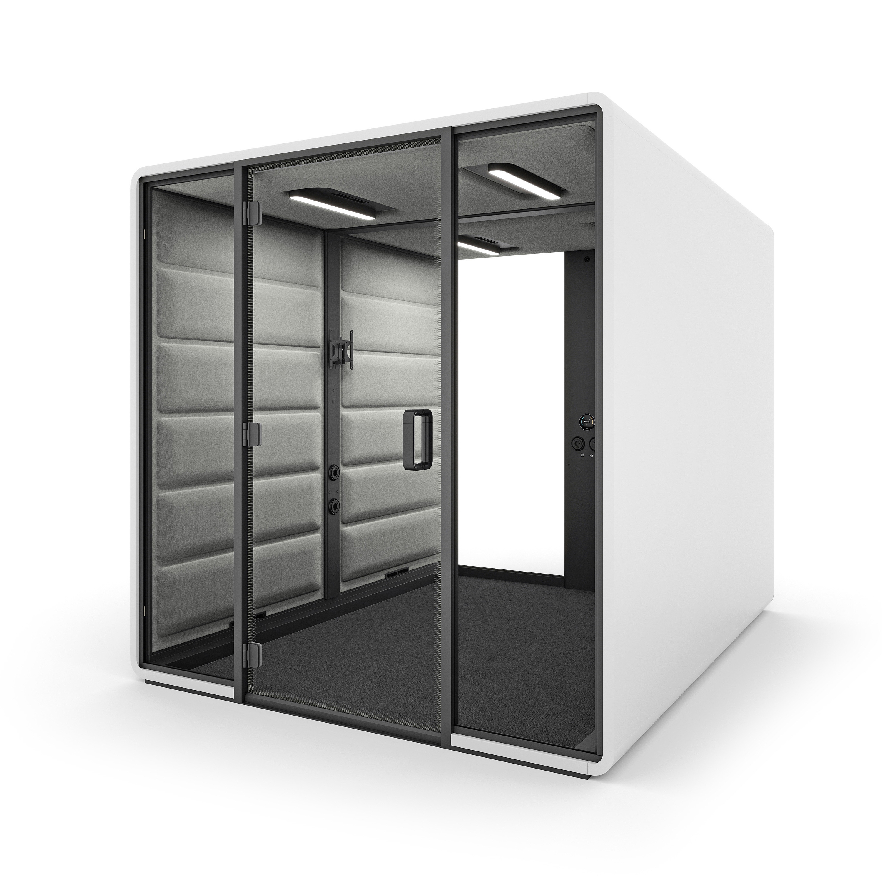 Display product HushFree.Access.L | Light grey from manufacturer Hushoffice