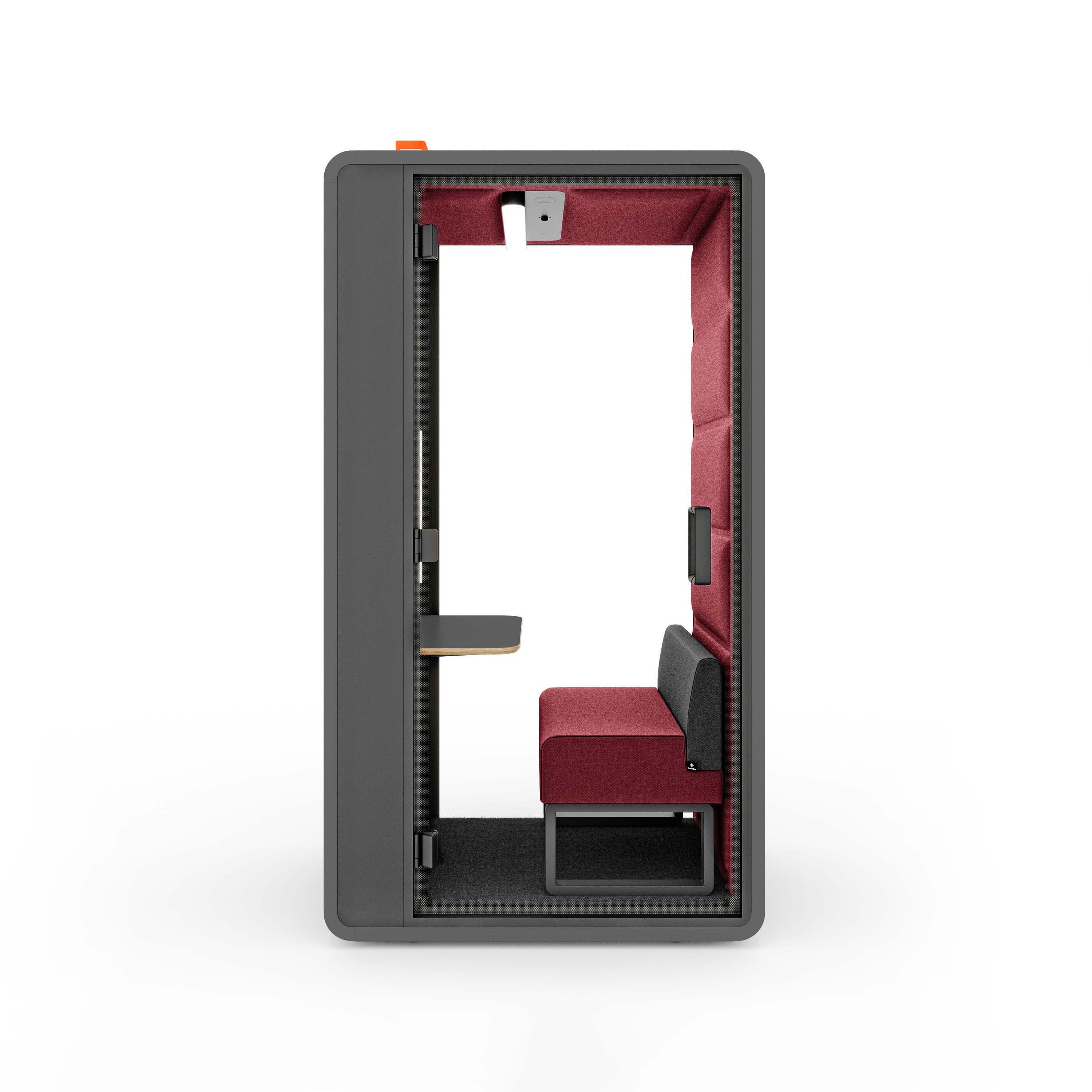 Display product HushFree.S.Hybrid | Red from manufacturer Hushoffice