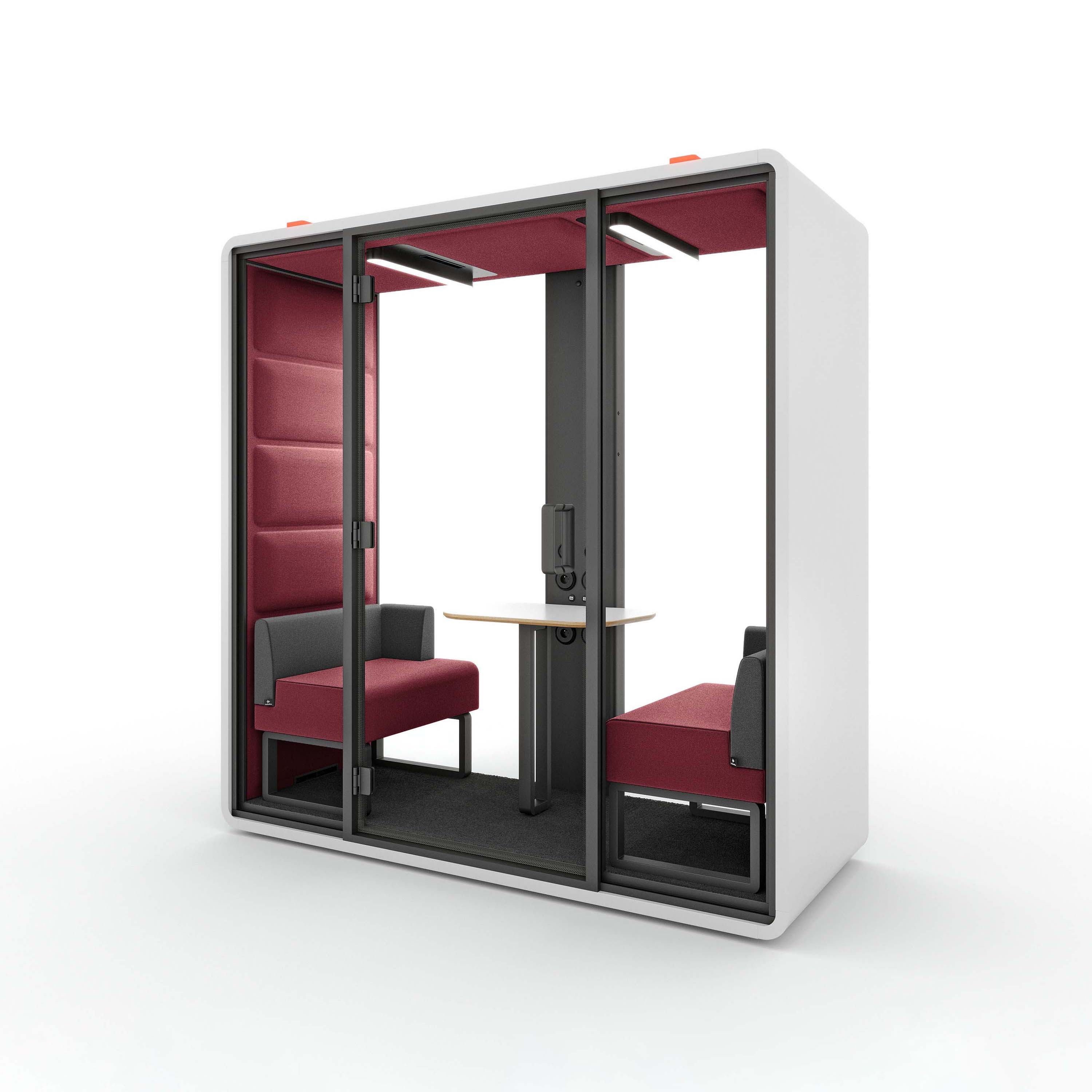 Display product HushFree.XM | Red from manufacturer Hushoffice