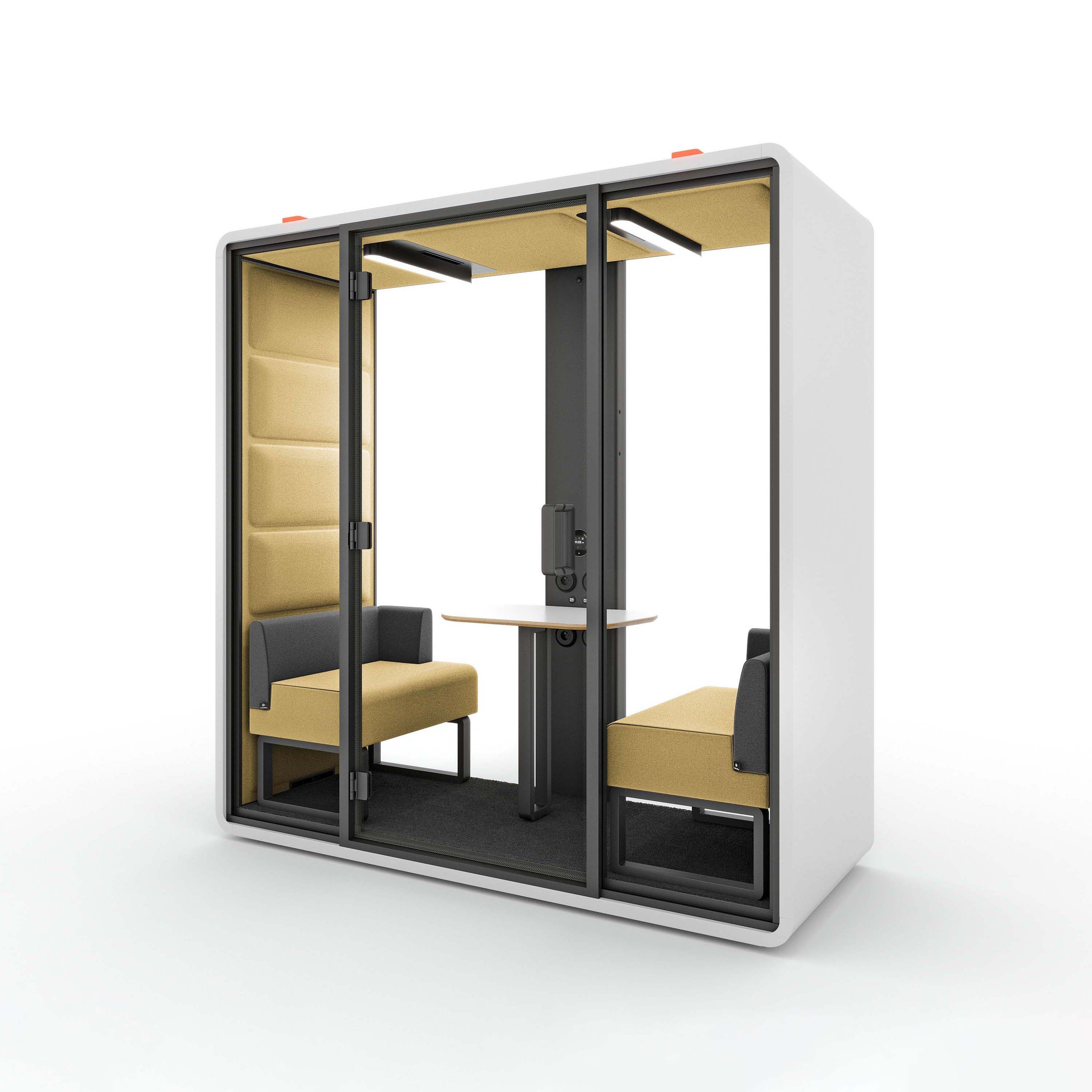 Display product HushFree.XM | Yellow from manufacturer Hushoffice