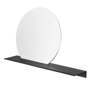 Display product Leev | Bathroom shelf 60 cm with mirror Black from manufacturer Geesa