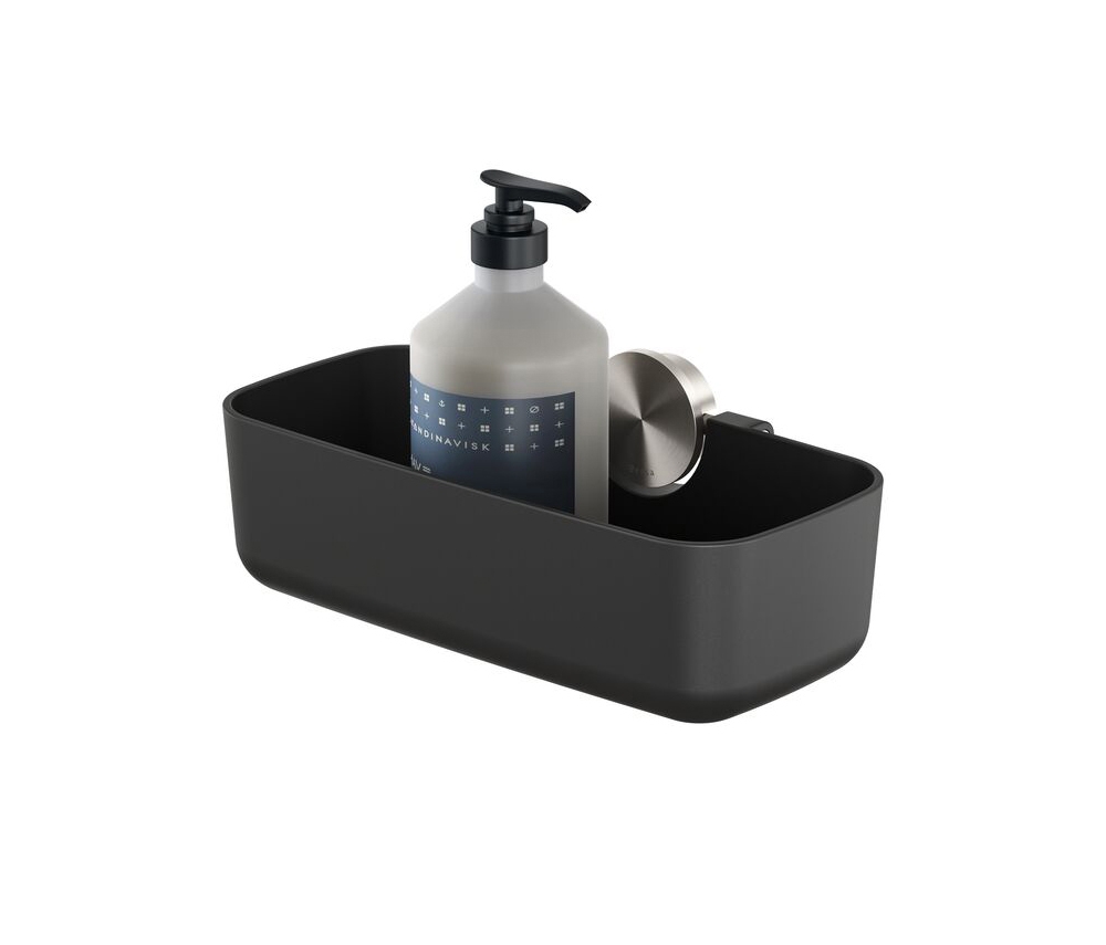 Display product Opal Brushed stainless steel | Shower basket 25 cm Brushed stainless steel from manufacturer Geesa