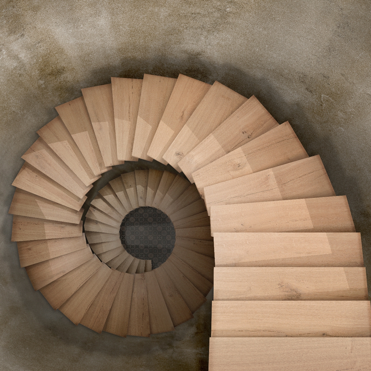 Display product Spiral stairs from manufacturer Beauflor