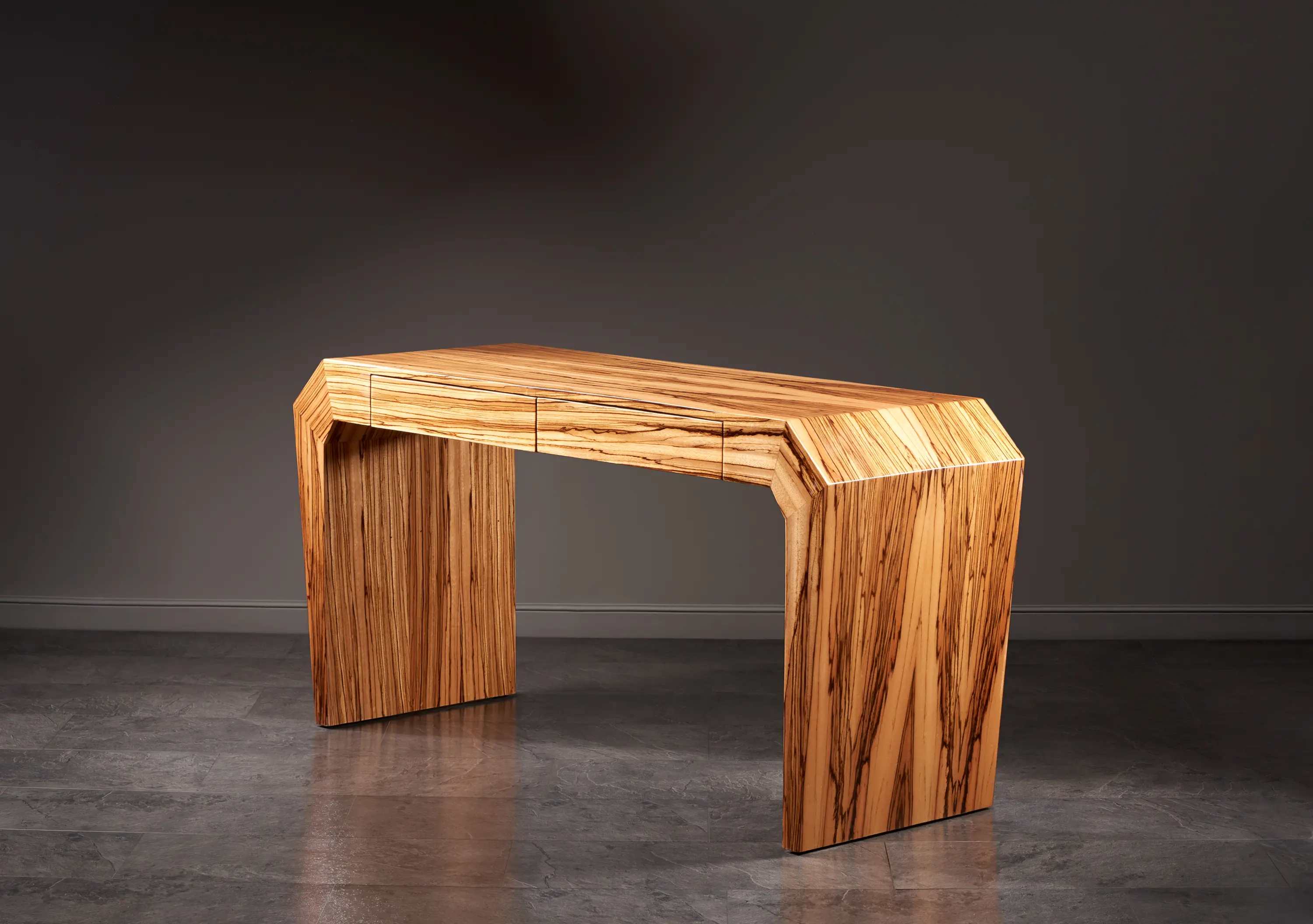 Sygnard - Eliot | Eliot Writing Desk Zebrano